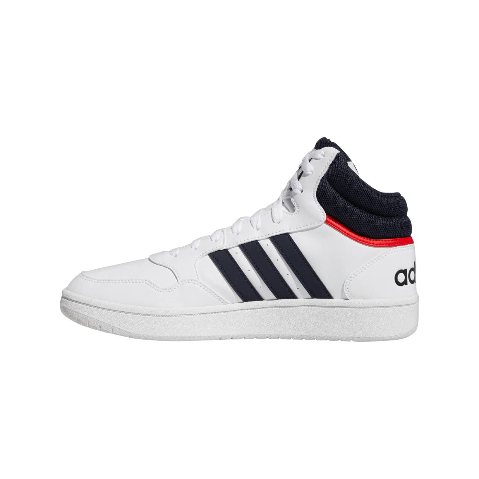 TENIS ADIDAS HOMBRE BLANCO HOOPS 3.0 MID GY5543.
