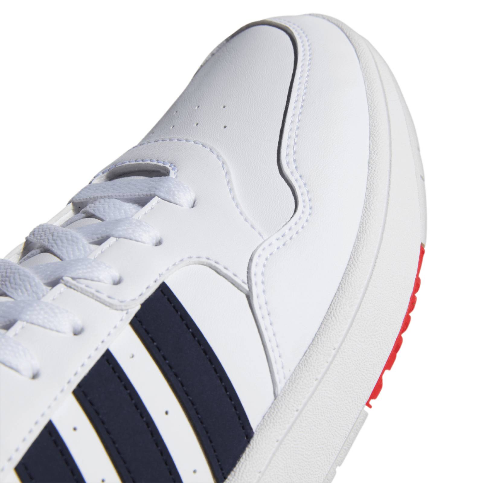 TENIS ADIDAS HOMBRE BLANCO HOOPS 3.0 MID GY5543.