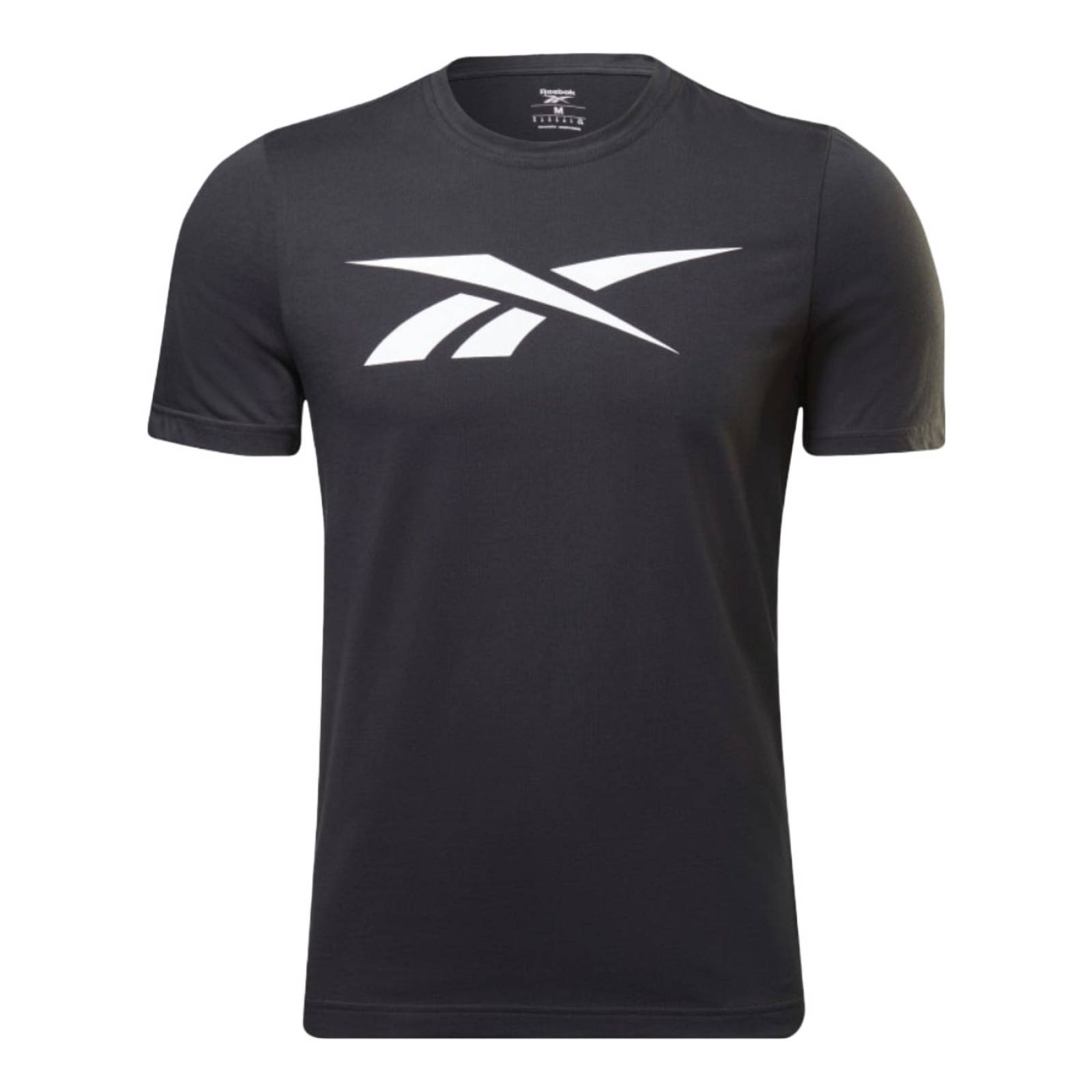 PLAYERA REEBOK HOMBRE NEGRO GS VECTOR TEE HD4000.