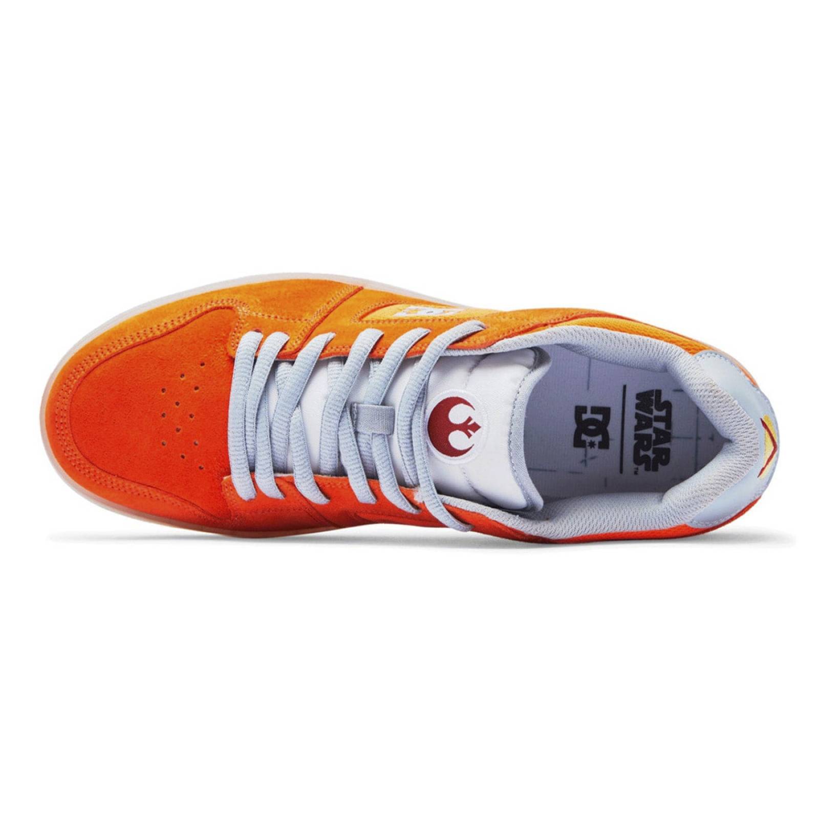 TENIS DC SHOES HOMBRE NARANJA MANTECA ADYS100725-ORG