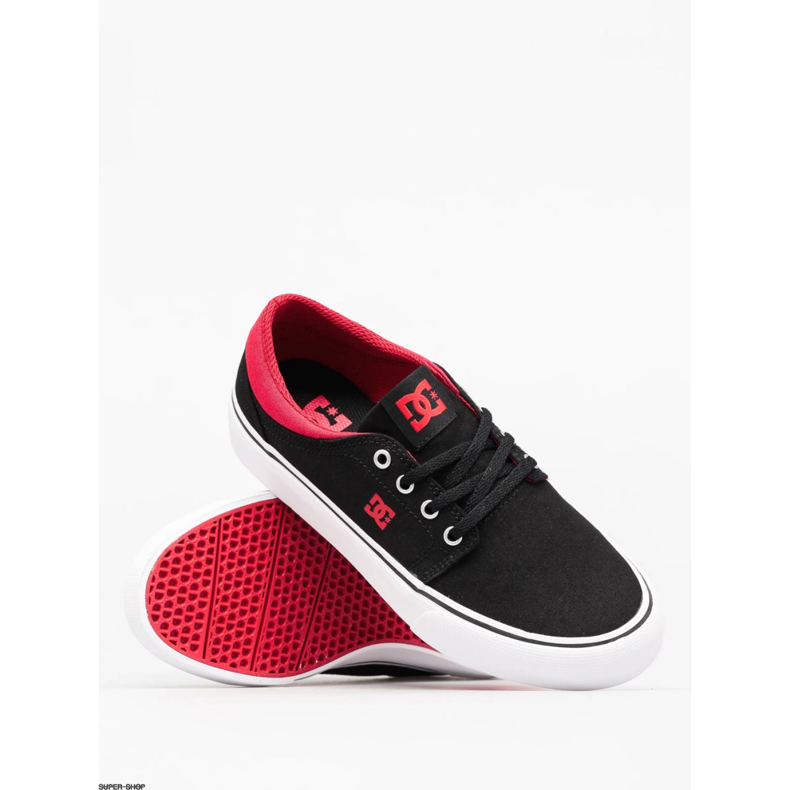 TENIS DC SHOES HOMBRE NEGRO TRASE ADYS300126-XKRW