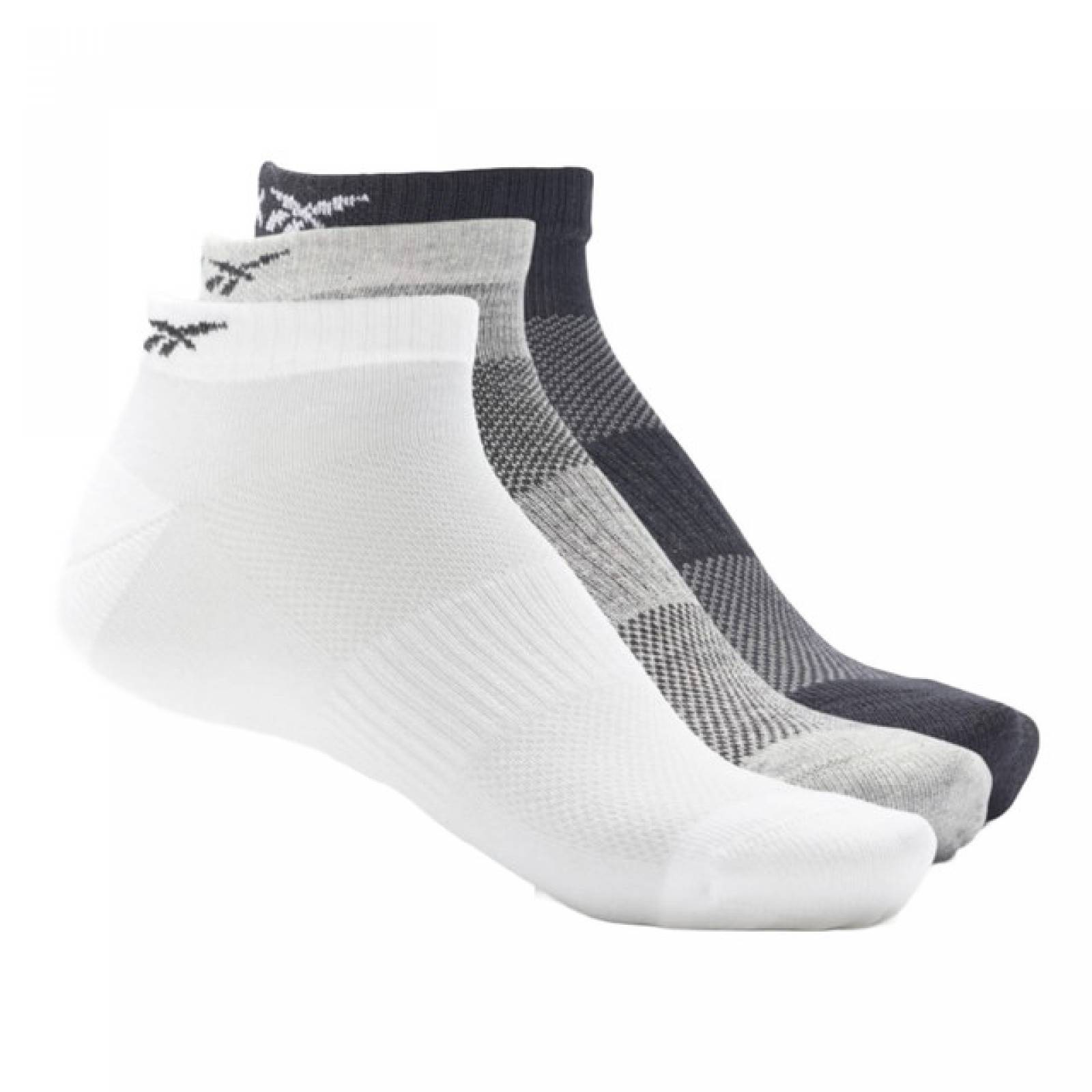 CALCETA REEBOK UNISEX MULTICOLOR REEBOK FOUNDATION LOW CUT SOCK 3P H11287.