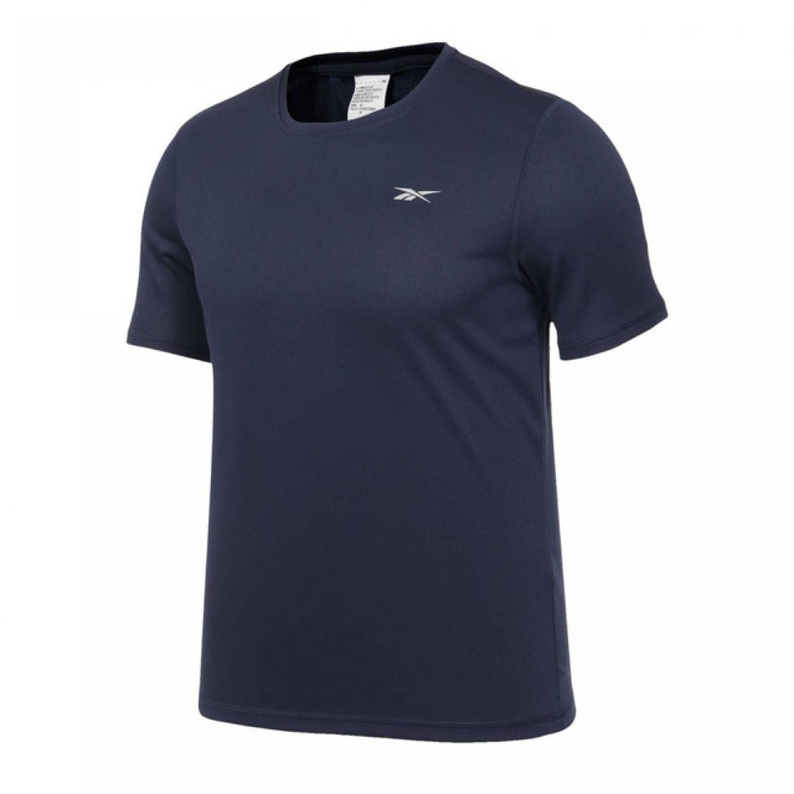 PLAYERA REEBOK HOMBRE AZUL RE BASIC SS TEE M HB7991.