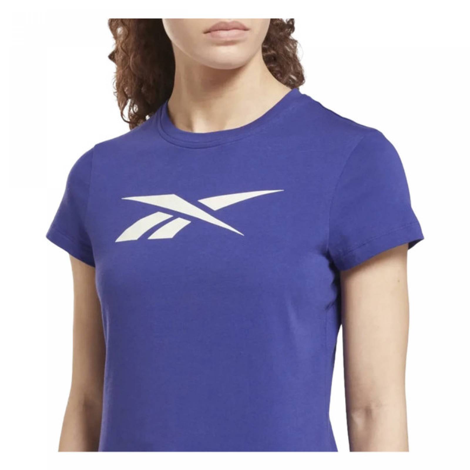 PLAYERA REEBOK MUJER AZUL TE Graphic Vector T HI1707