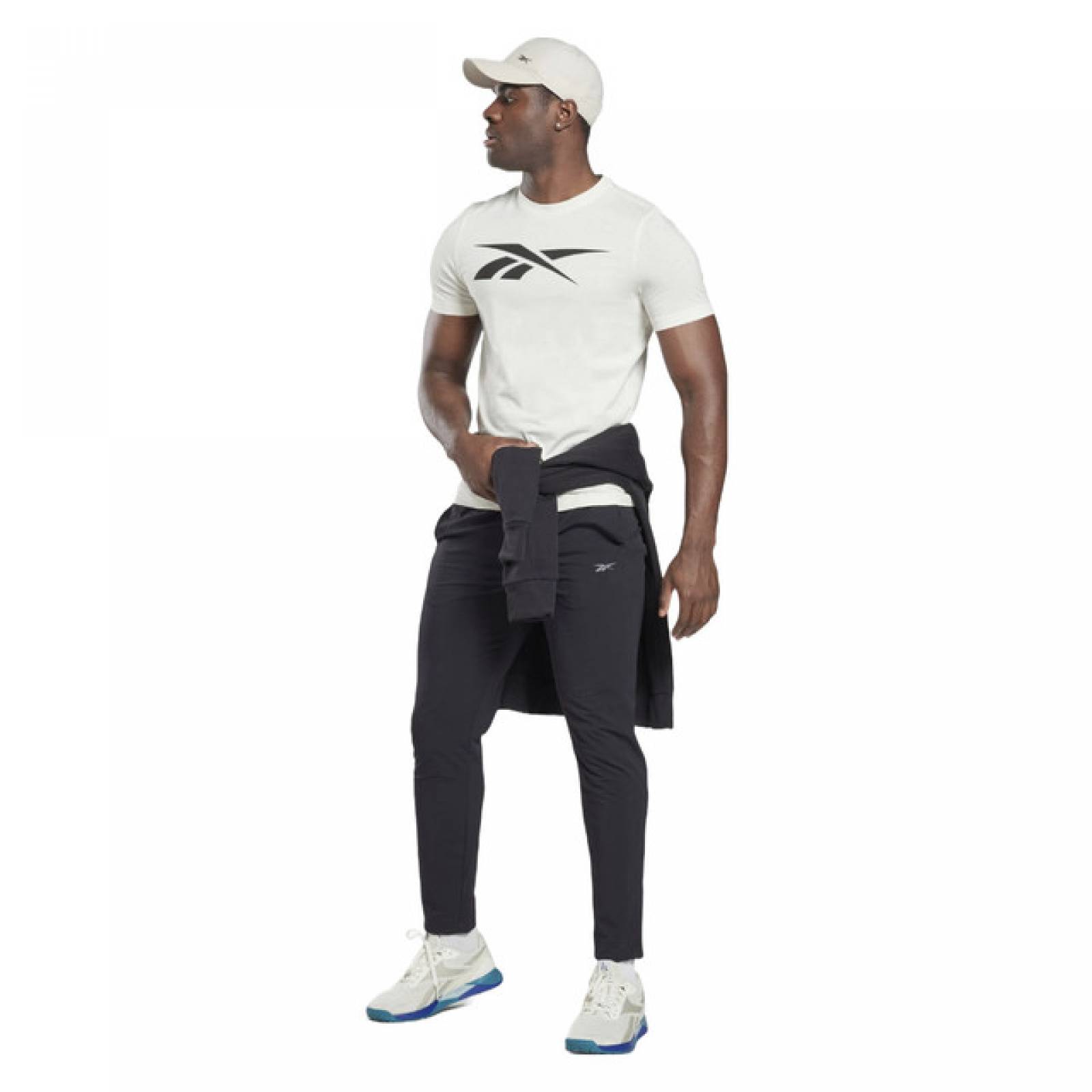PLAYERA REEBOK HOMBRE BLANCO GS VECTOR TEE HI6297