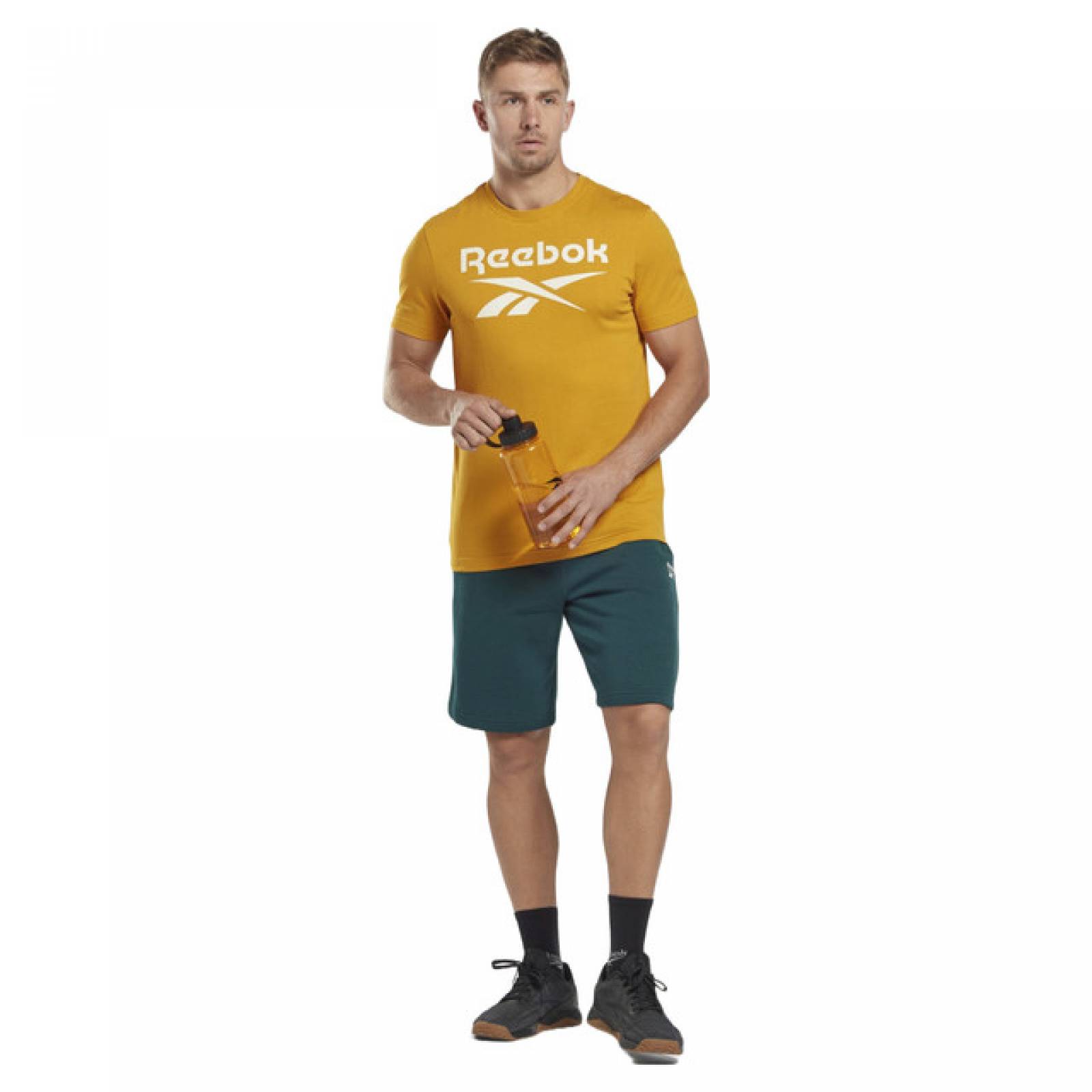 PLAYERA REEBOK HOMBRE AMARILLO RI Big Logo Tee HJ9967