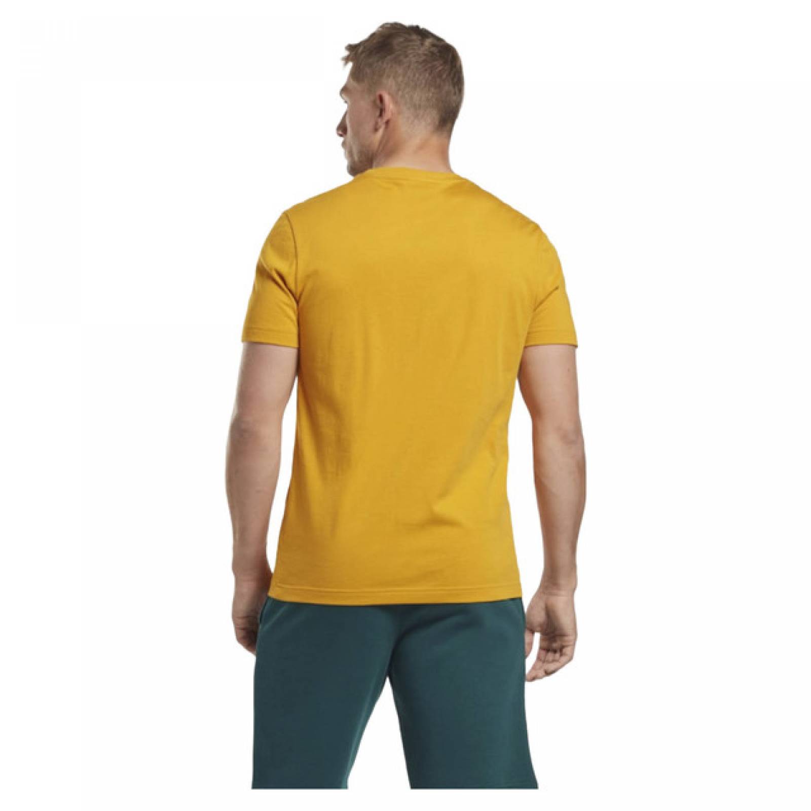 PLAYERA REEBOK HOMBRE AMARILLO RI Big Logo Tee HJ9967