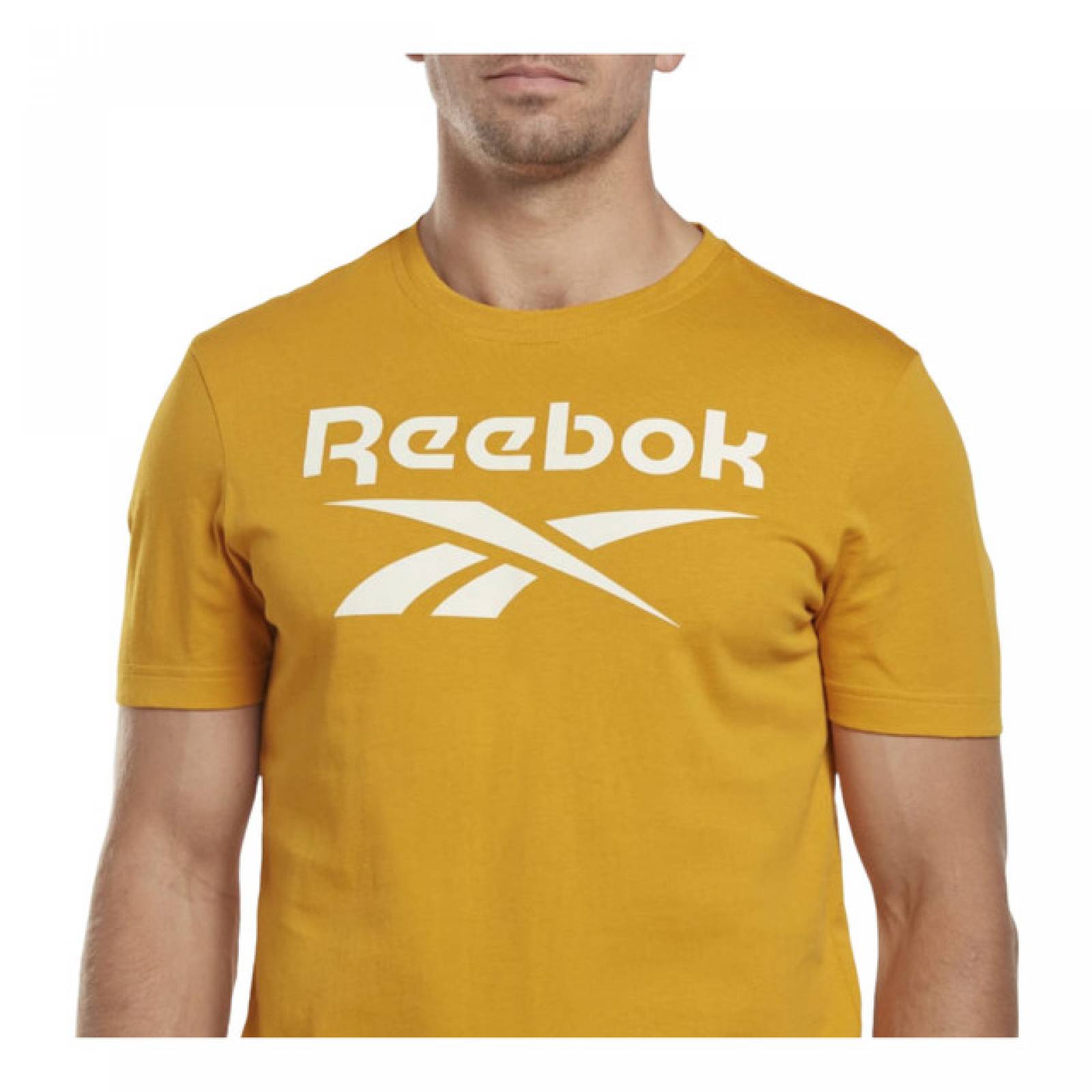 PLAYERA REEBOK HOMBRE AMARILLO RI Big Logo Tee HJ9967
