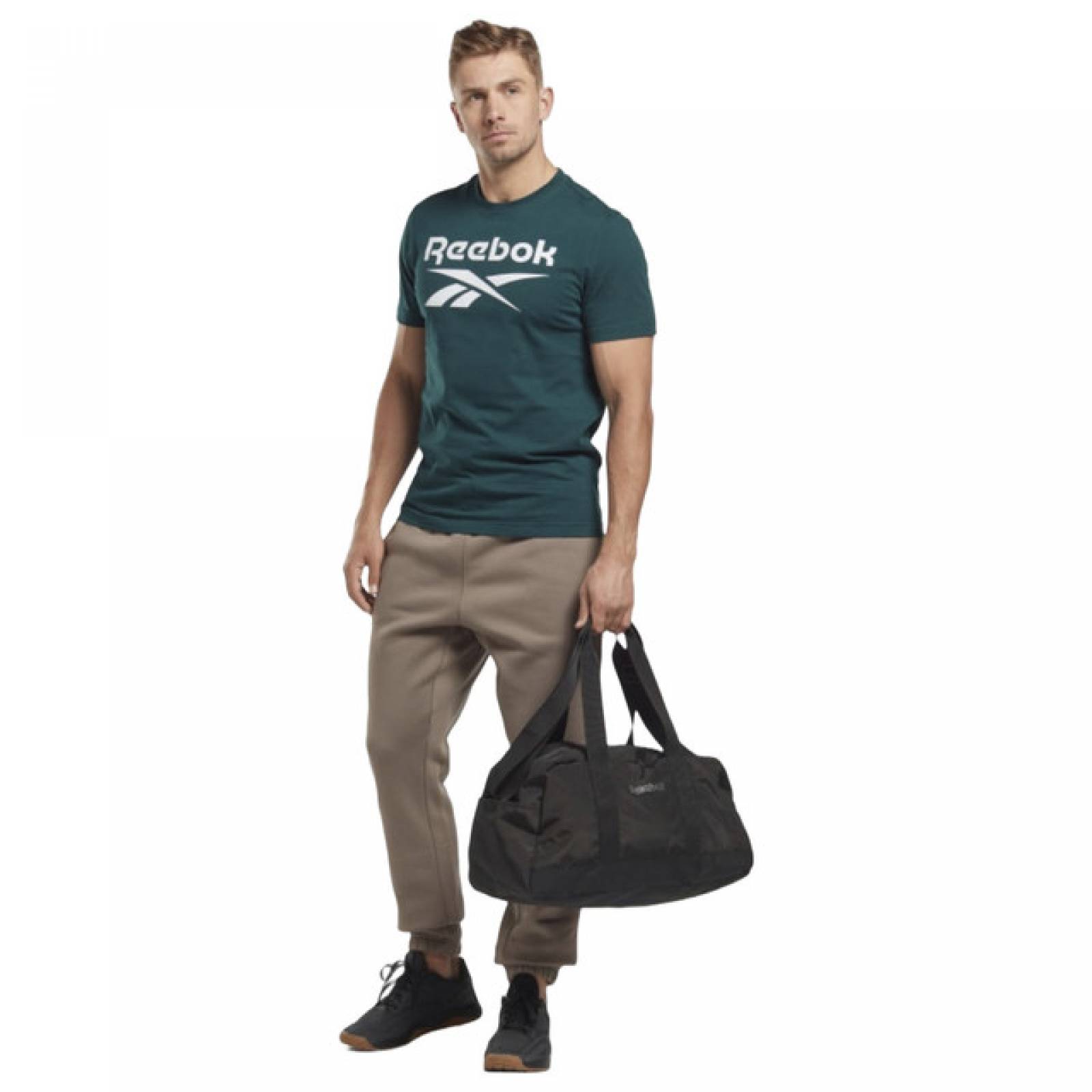 PLAYERA REEBOK HOMBRE VERDE RI Big Logo Tee HM5342