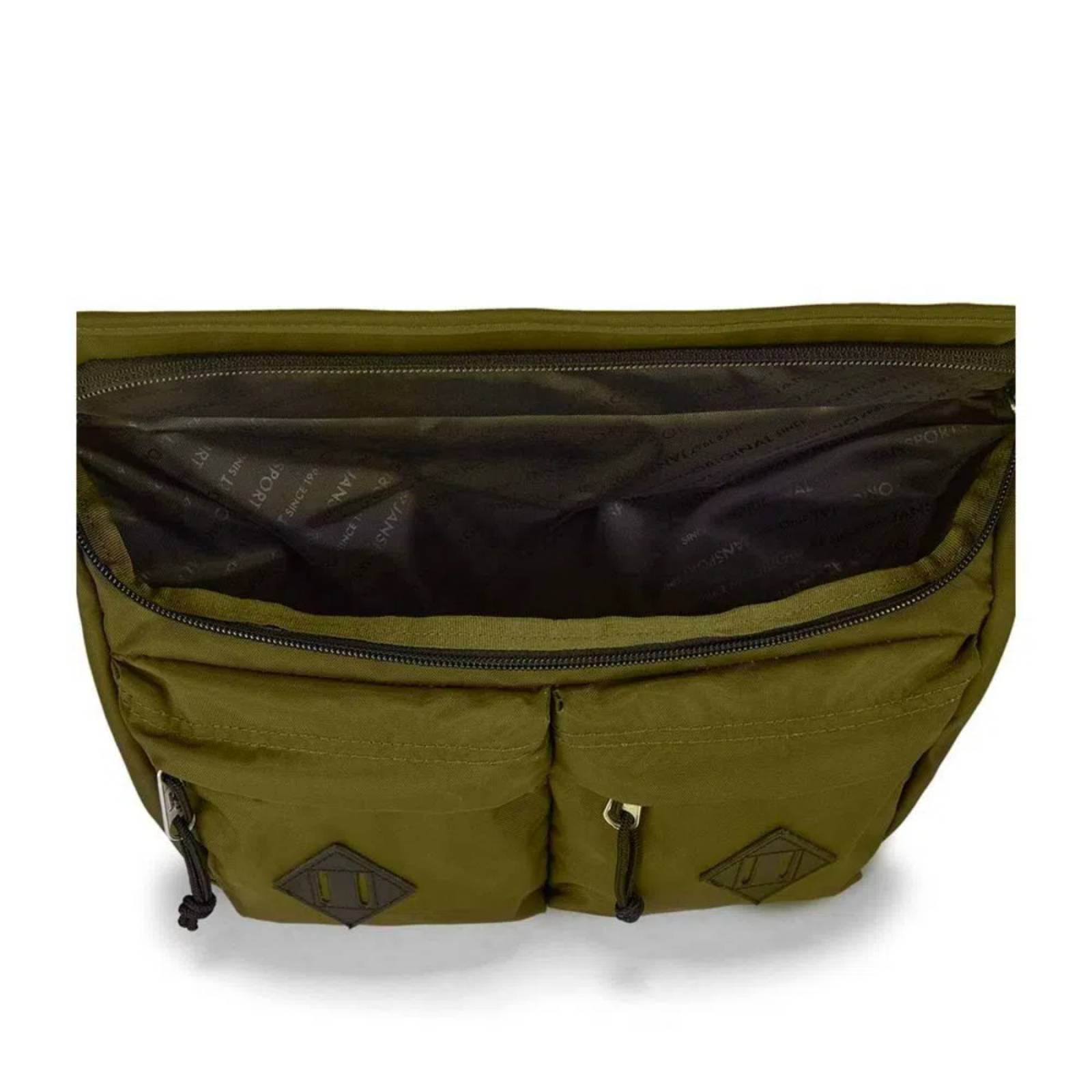 BOLSA JANSPORT UNISEX VERDE LARIMER CROSSBODY JS0A4QV57G3