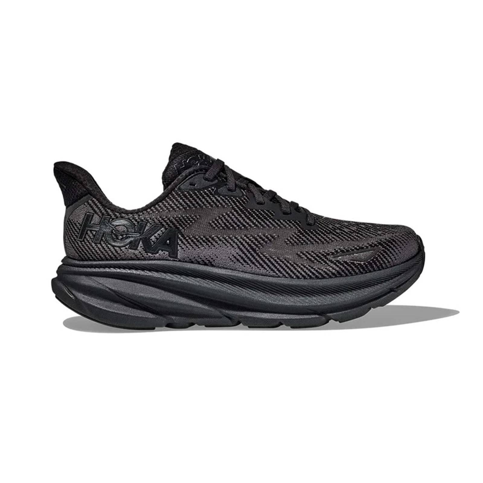 TENIS HOKA HOMBRE NEGRO CLIFTON 9 1127895BBLC