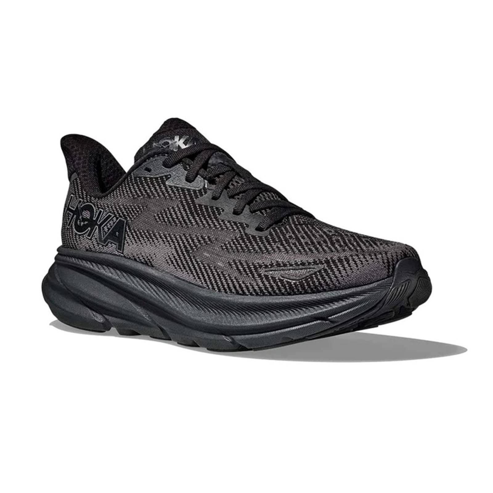 TENIS HOKA HOMBRE NEGRO CLIFTON 9 1127895BBLC
