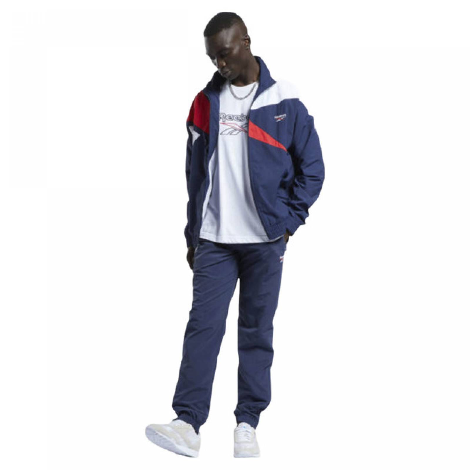 CHAMARRA REEBOK HOMBRE AZUL CL F FR TRACKTOP H54456