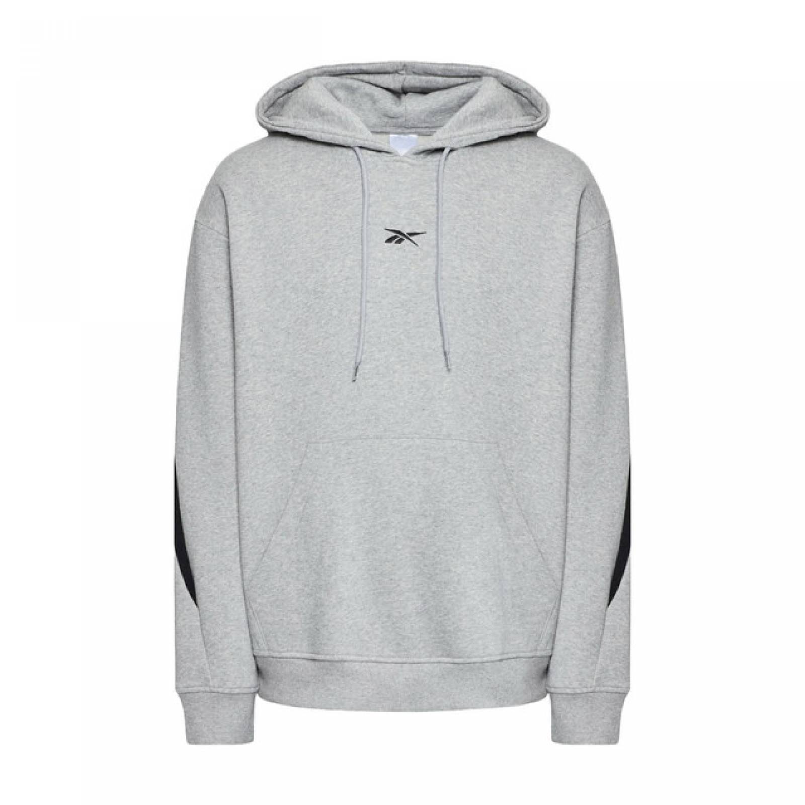 SUDADERA REEBOK HOMBRE GRIS CLASSIC BV HOODIE HS6848.