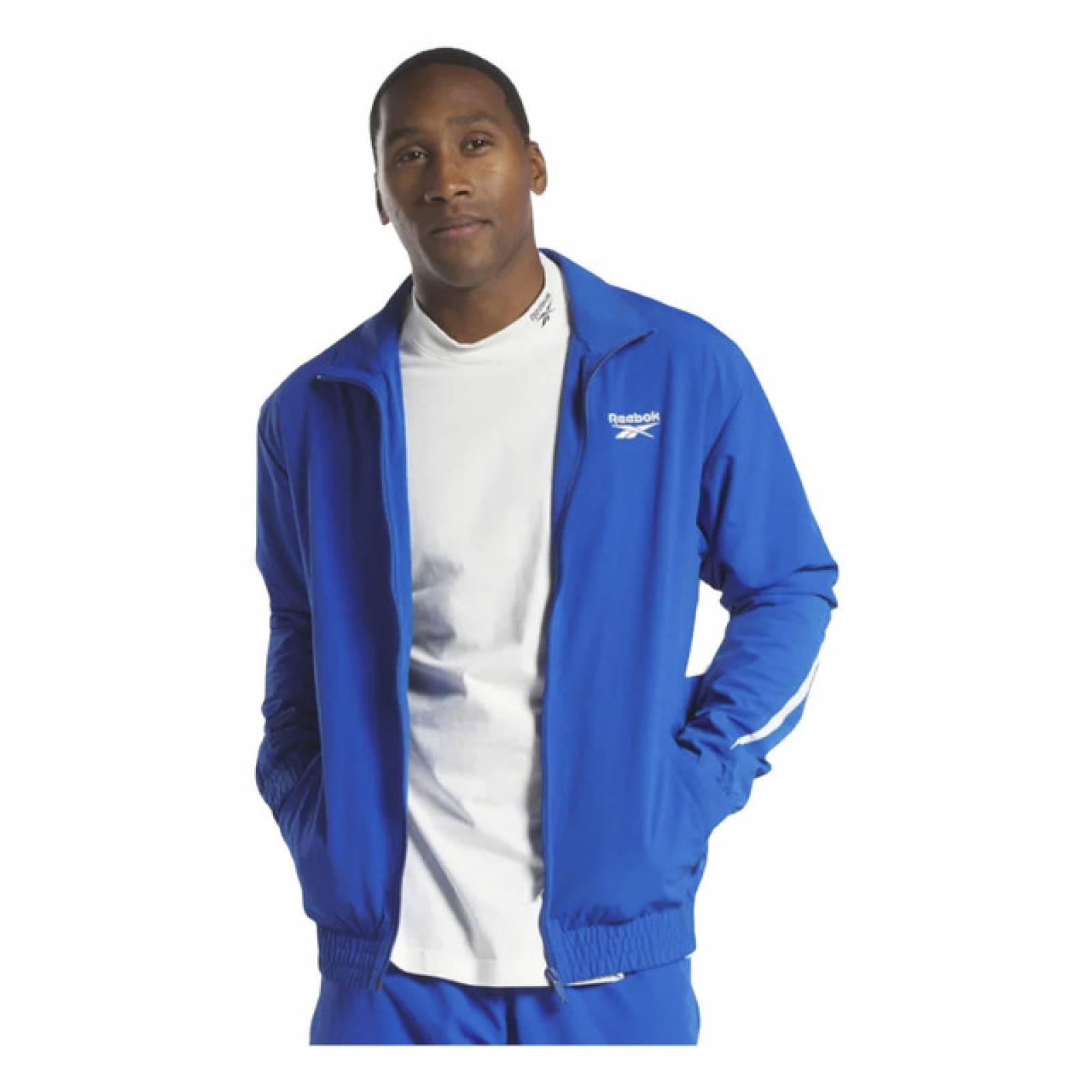 CHAMARRA REEBOK HOMBRE AZUL CLASSIC VECTOR TRACKTOP IA2505