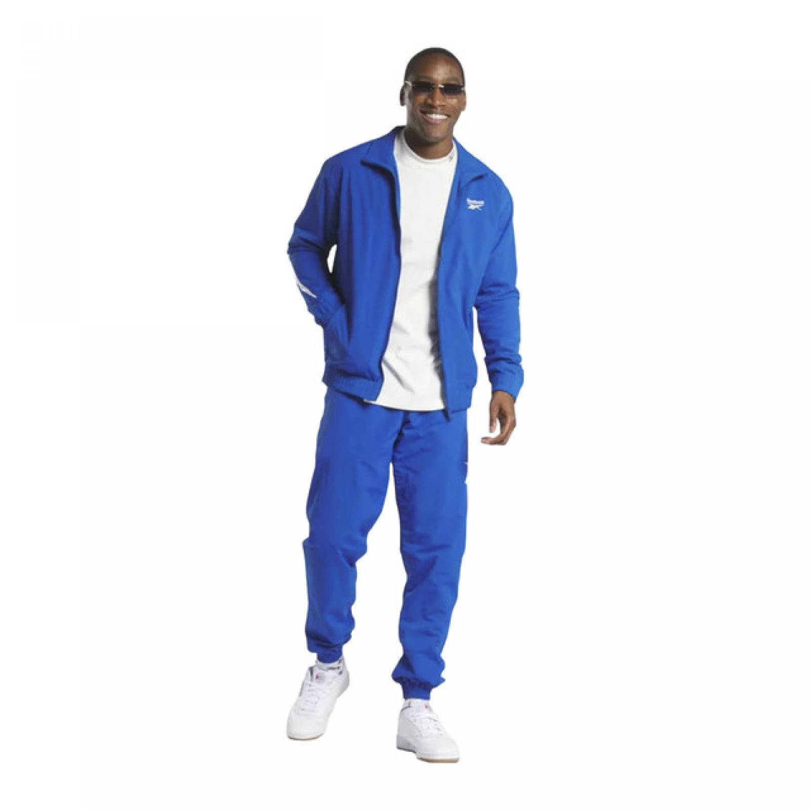CHAMARRA REEBOK HOMBRE AZUL CLASSIC VECTOR TRACKTOP IA2505