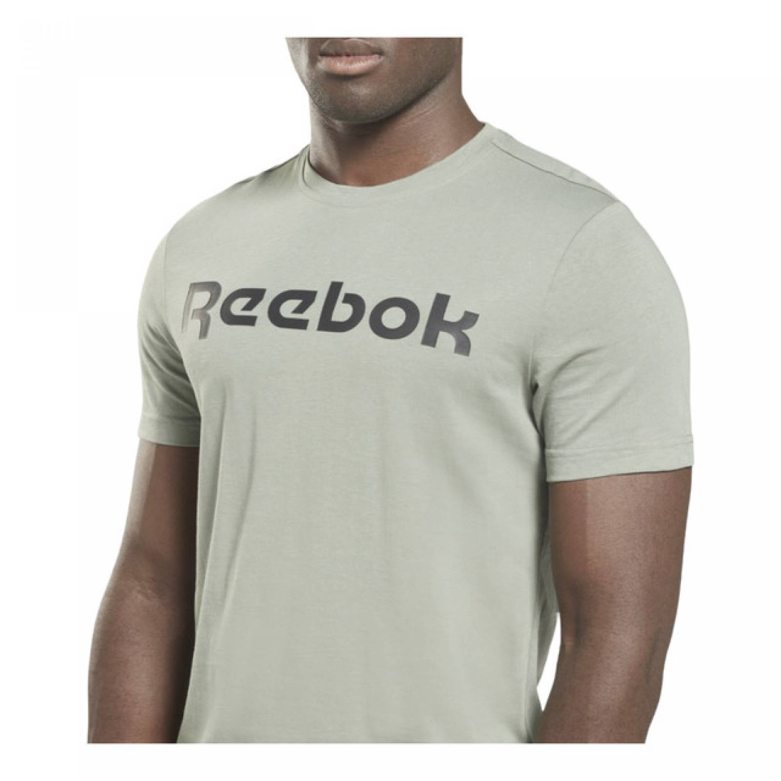 PLAYERA REEBOK HOMBRE VERDE GS Reebok Linear Read Tee HS4983.