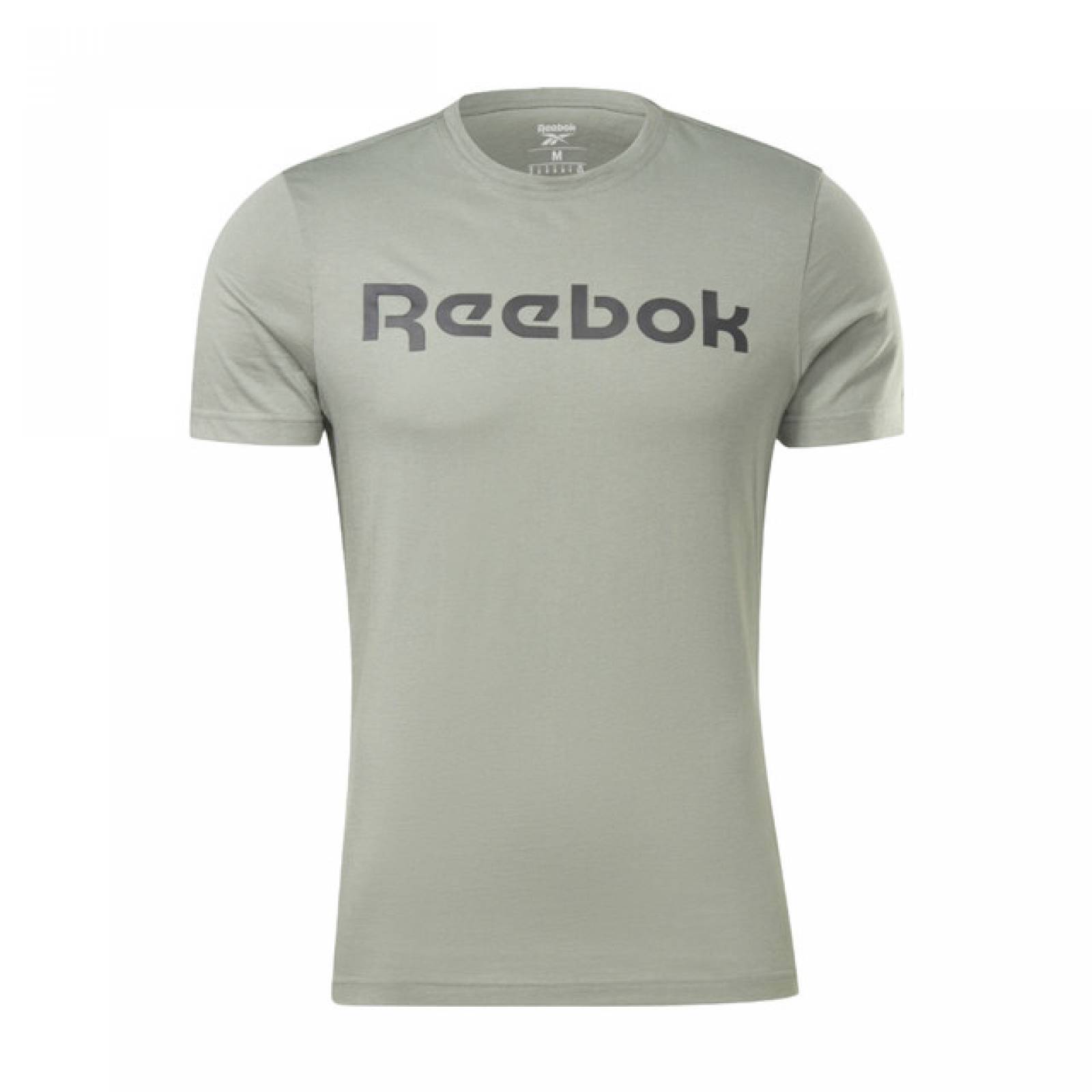 PLAYERA REEBOK HOMBRE VERDE GS Reebok Linear Read Tee HS4983.