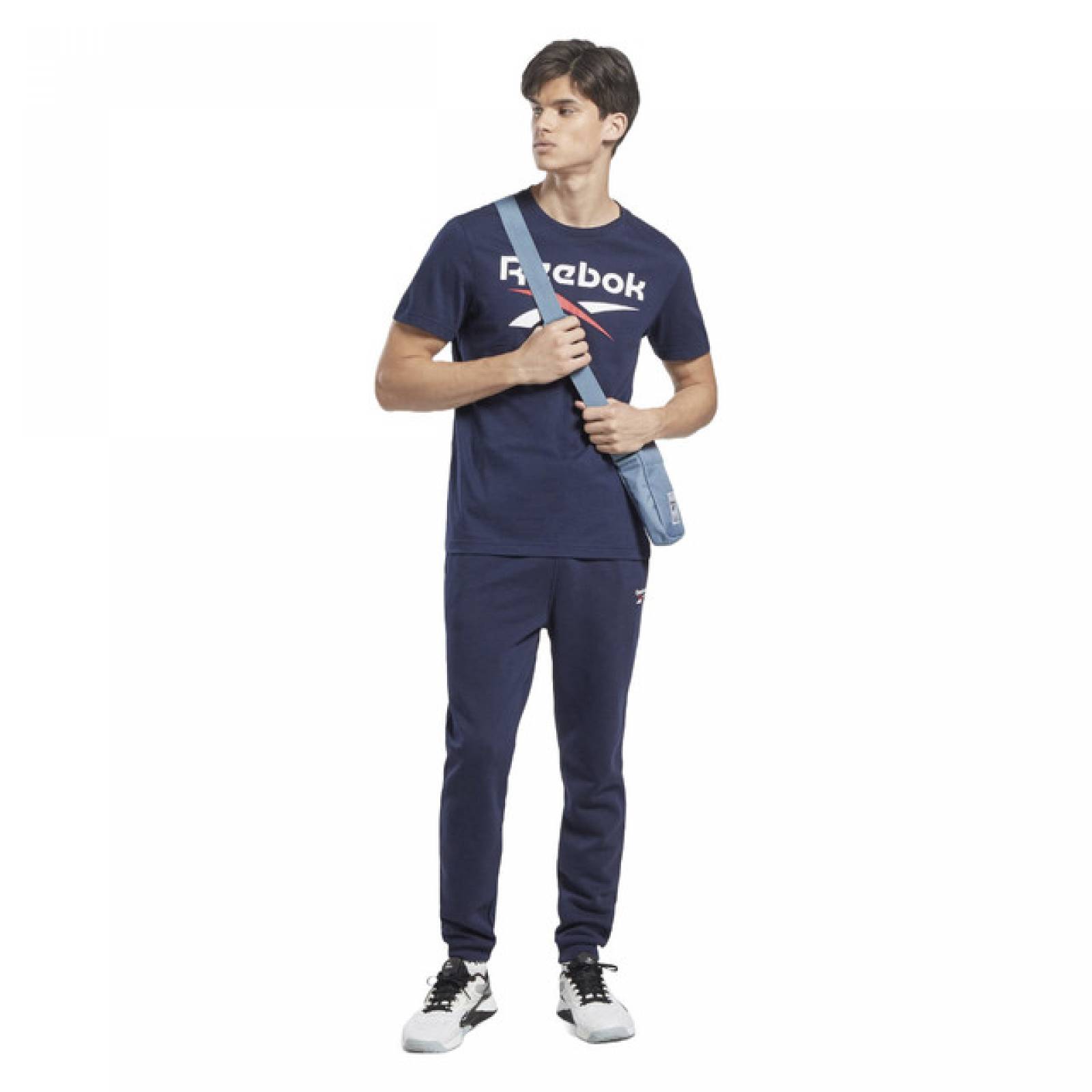 PLAYERA REEBOK HOMBRE AZUL RI Big Logo Tee HZ8798