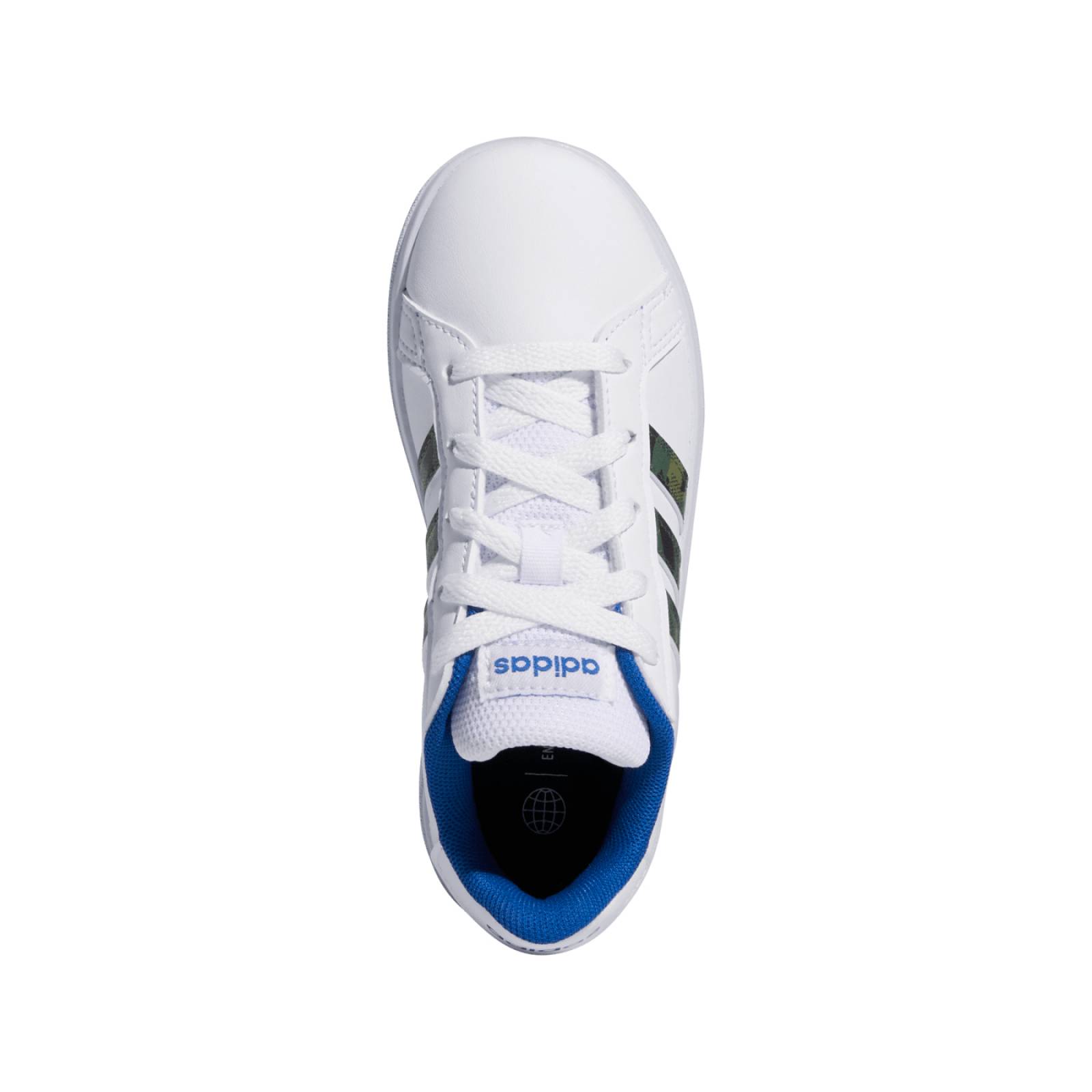 TENIS PARA NIÑOS ADIDAS NIÑO BLANCO ADIDAS GRAND COURT 2.0 K GV6796