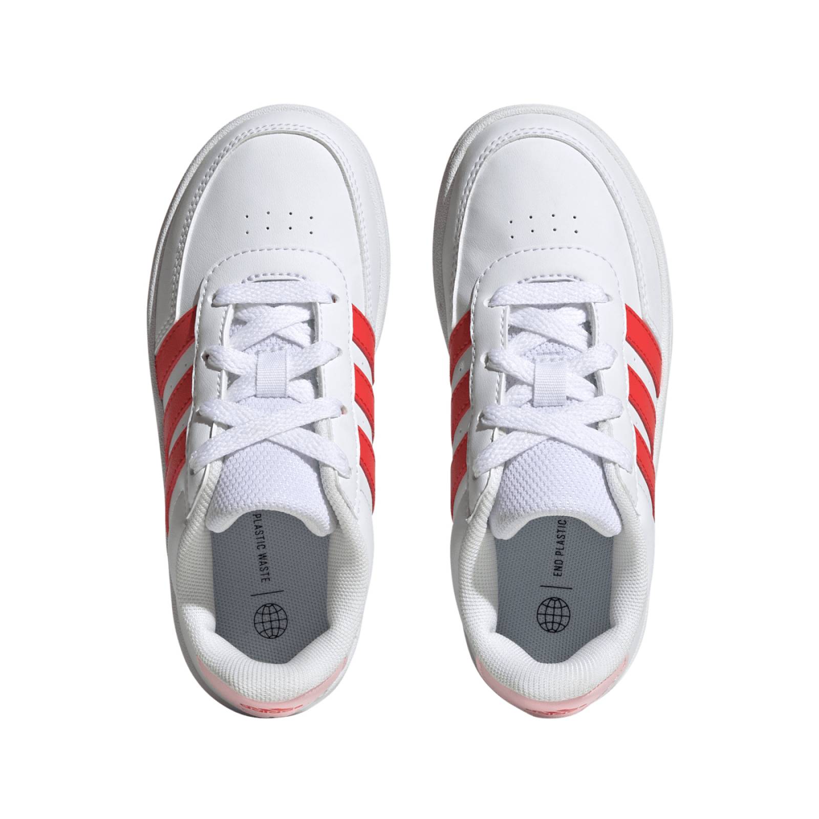 TENIS PARA NIÑOS ADIDAS NIÑO BLANCO ADIDAS BREAKNET 2.0 K HP8960.