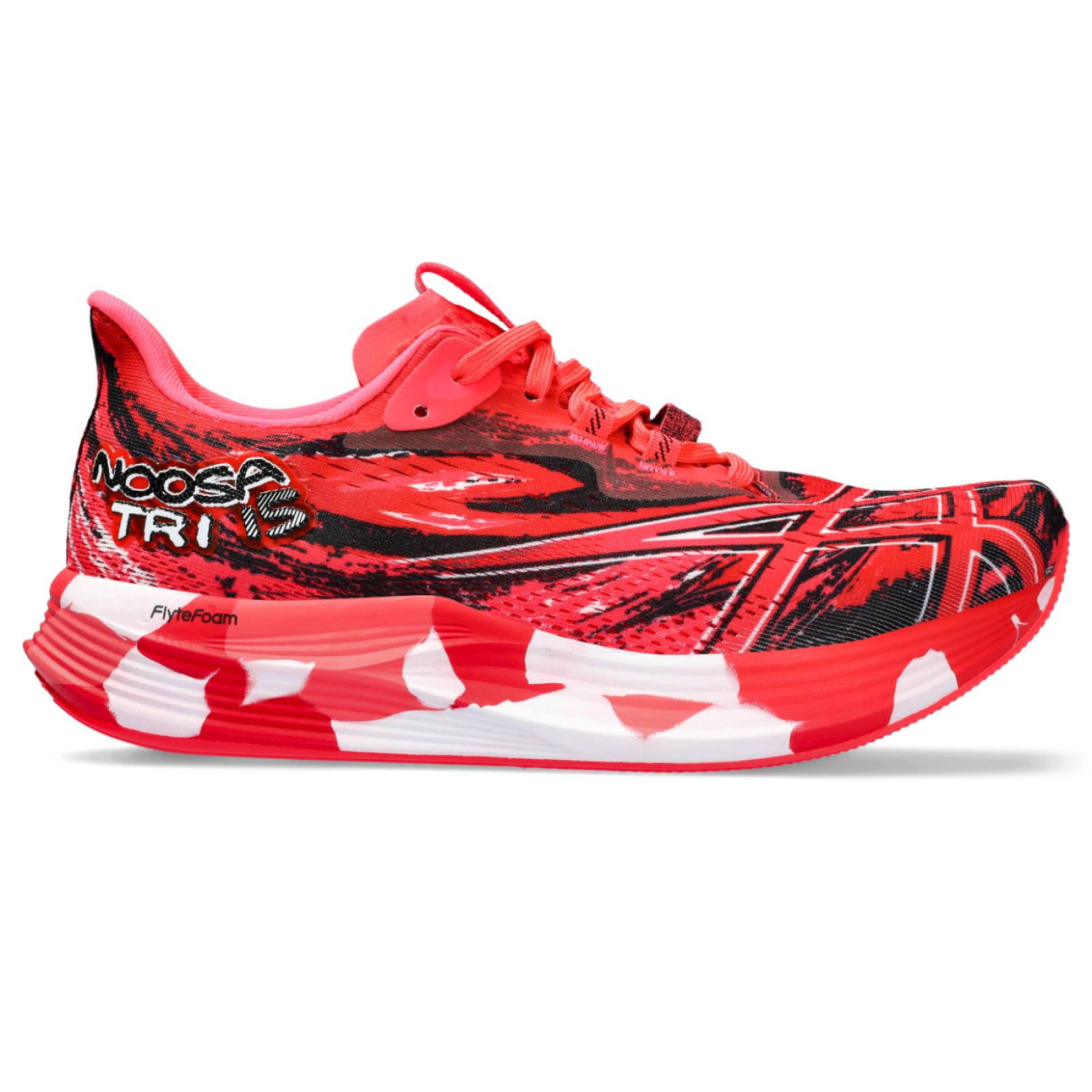 TENIS ASICS MUJER ROJO ASICS NOOSA TRI 1012B429.600 + CALCETAS DE REGALO.