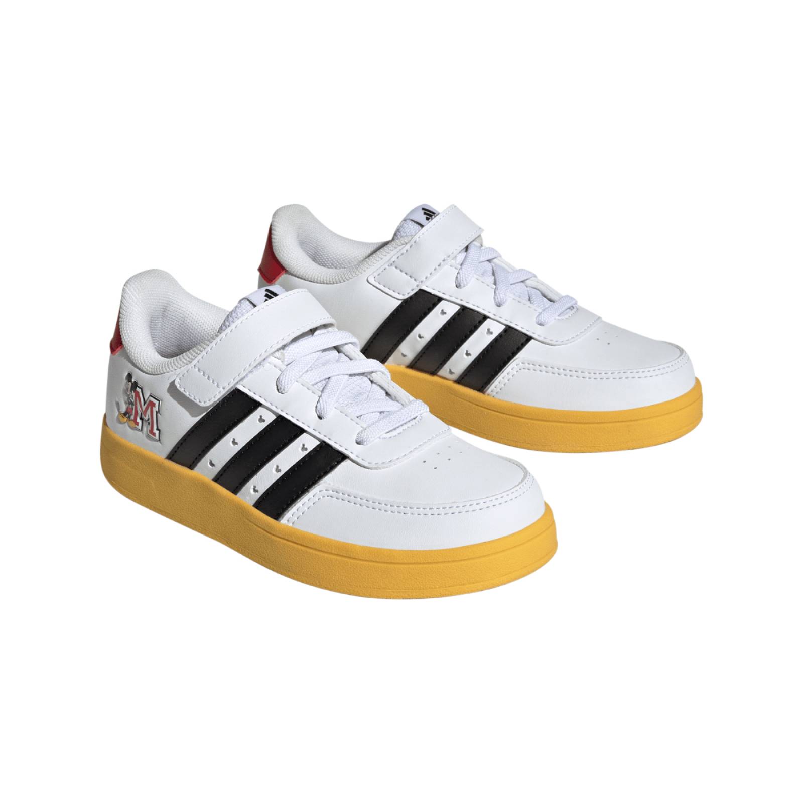 TENIS PARA NIÑOS ADIDAS NIÑO BLANCO ADIDAS BREAKNET X DISNEY MICKEY MOUSE IG7163.