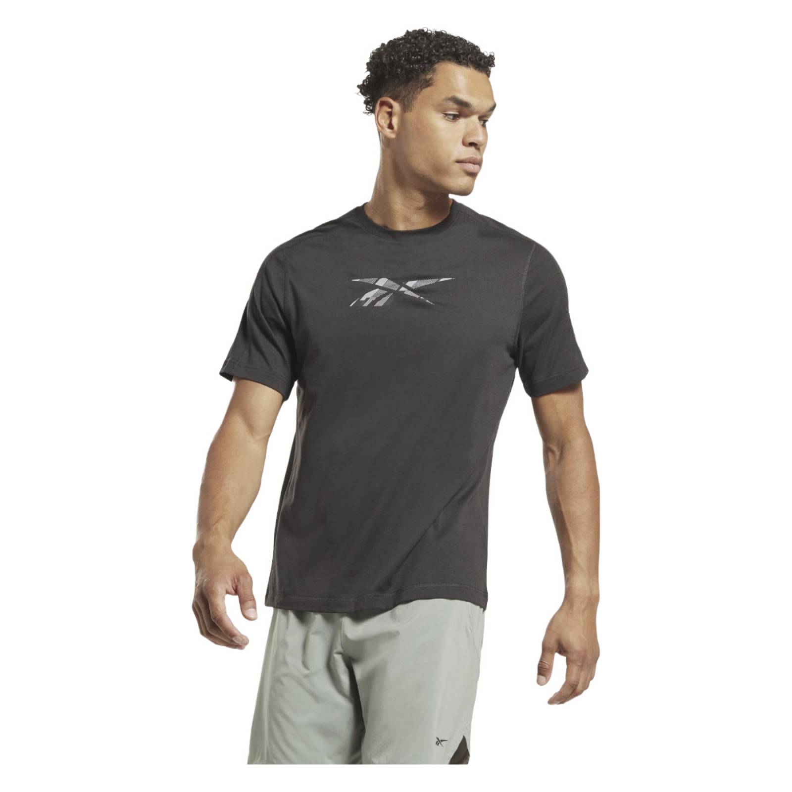 PLAYERA REEBOK HOMBRE NEGRO REEBOK Training Speedwick Graphic HT1706.