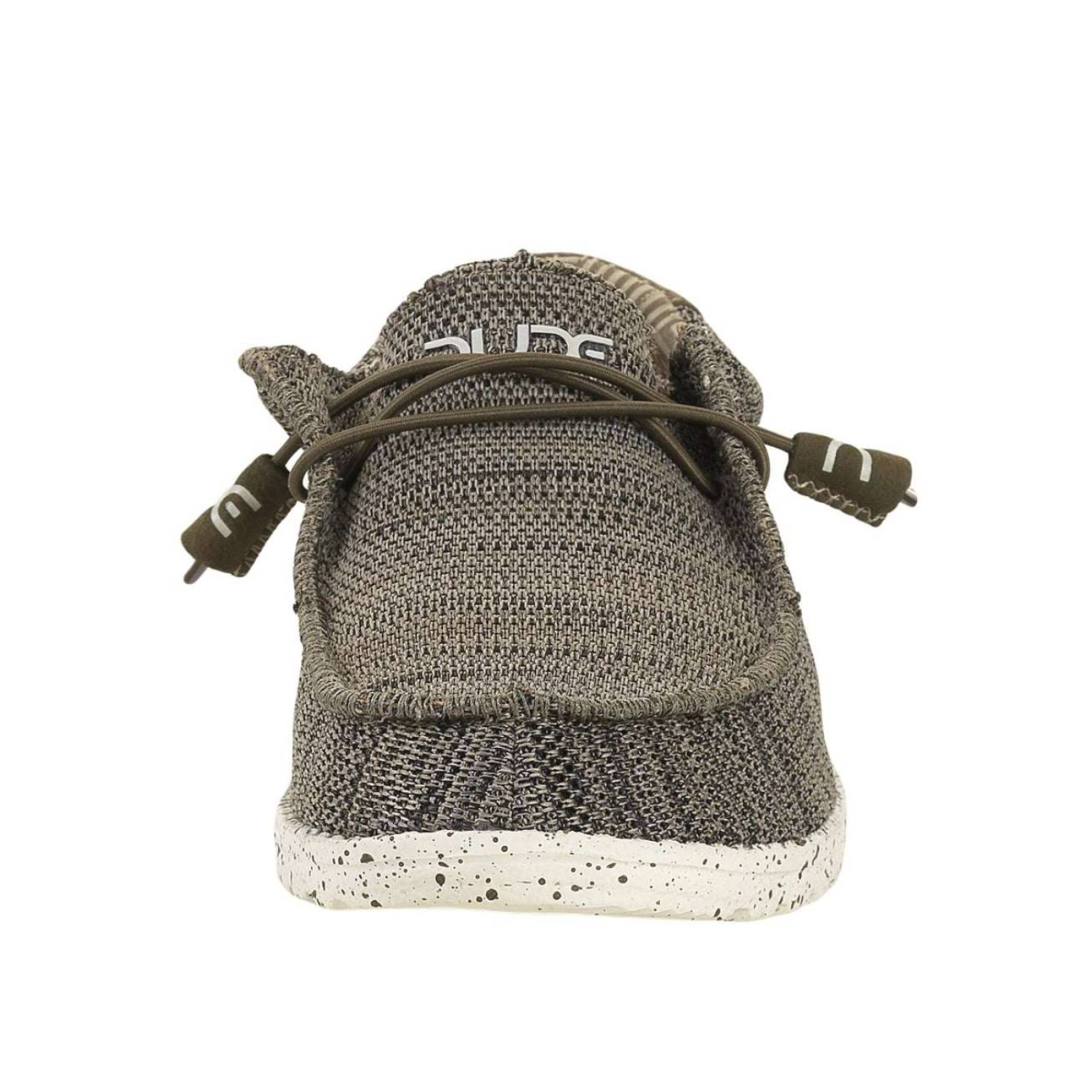 TENIS HEY DUDE HOMBRE CAFÉ JASPEADO HEY DUDE WALLY 110351500.