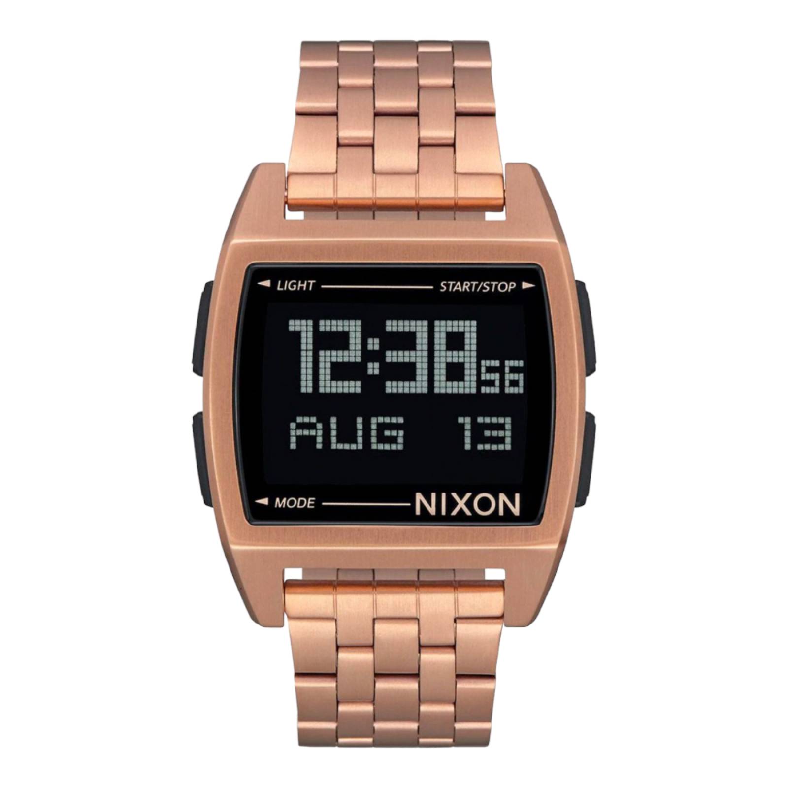 RELOJ NIXON UNISEX ORO ROSA NIXON BASE SS ACERO INOXIDABLE A1107-897