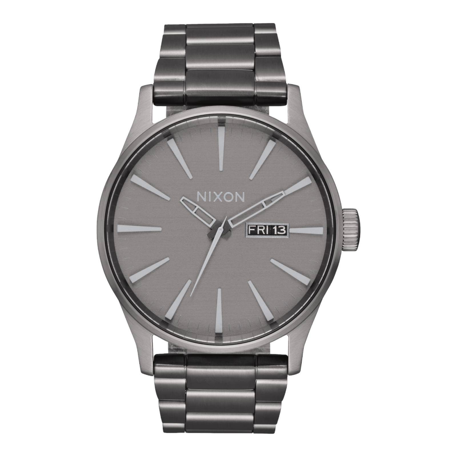 RELOJ NIXON UNISEX GRIS NIXON SENTRY SS ACERO INOXIDABLE A356-2090