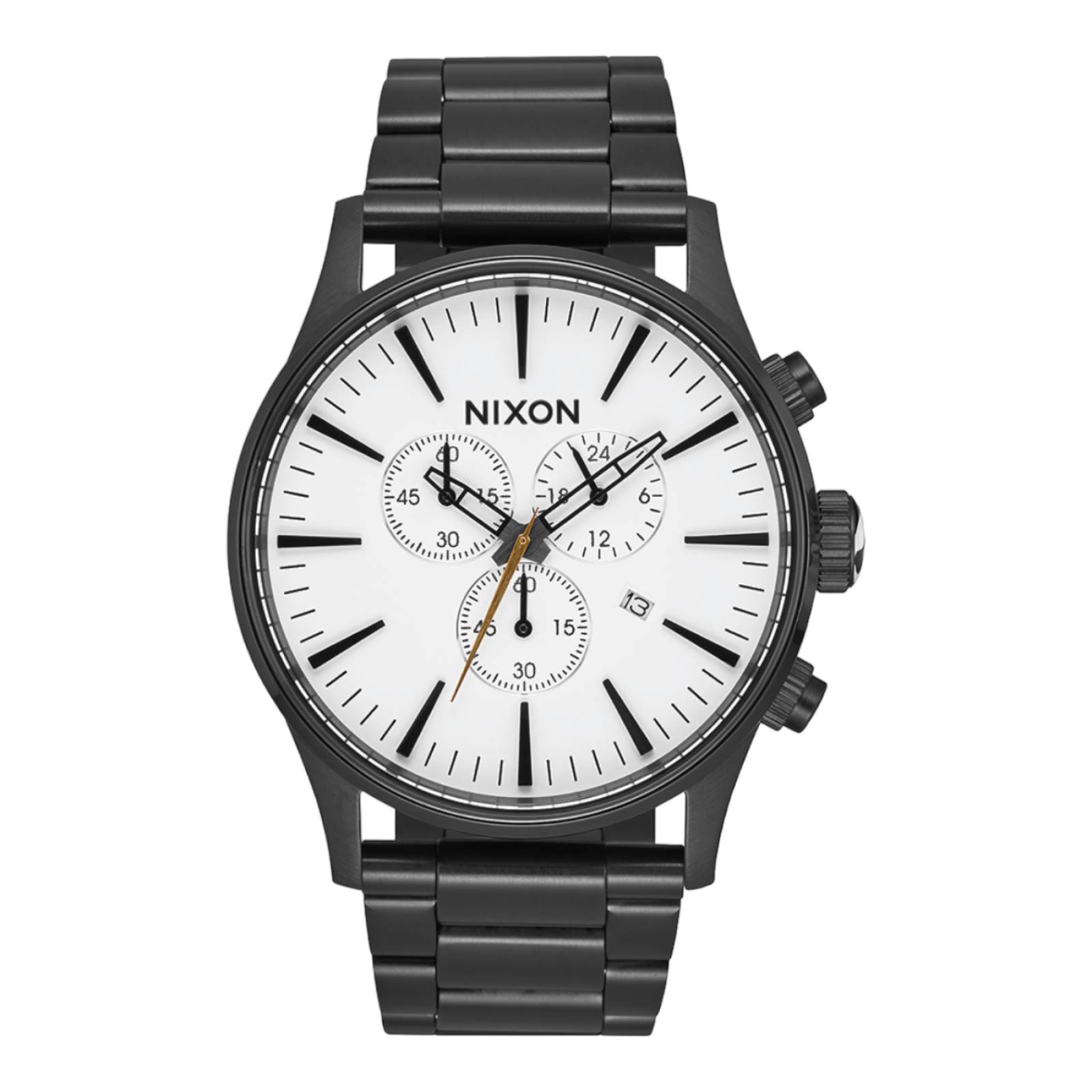 Nixon Unisex Orologio In Pelle, Quadrante Blu, Quarzo, Impermeabile 100m - 3