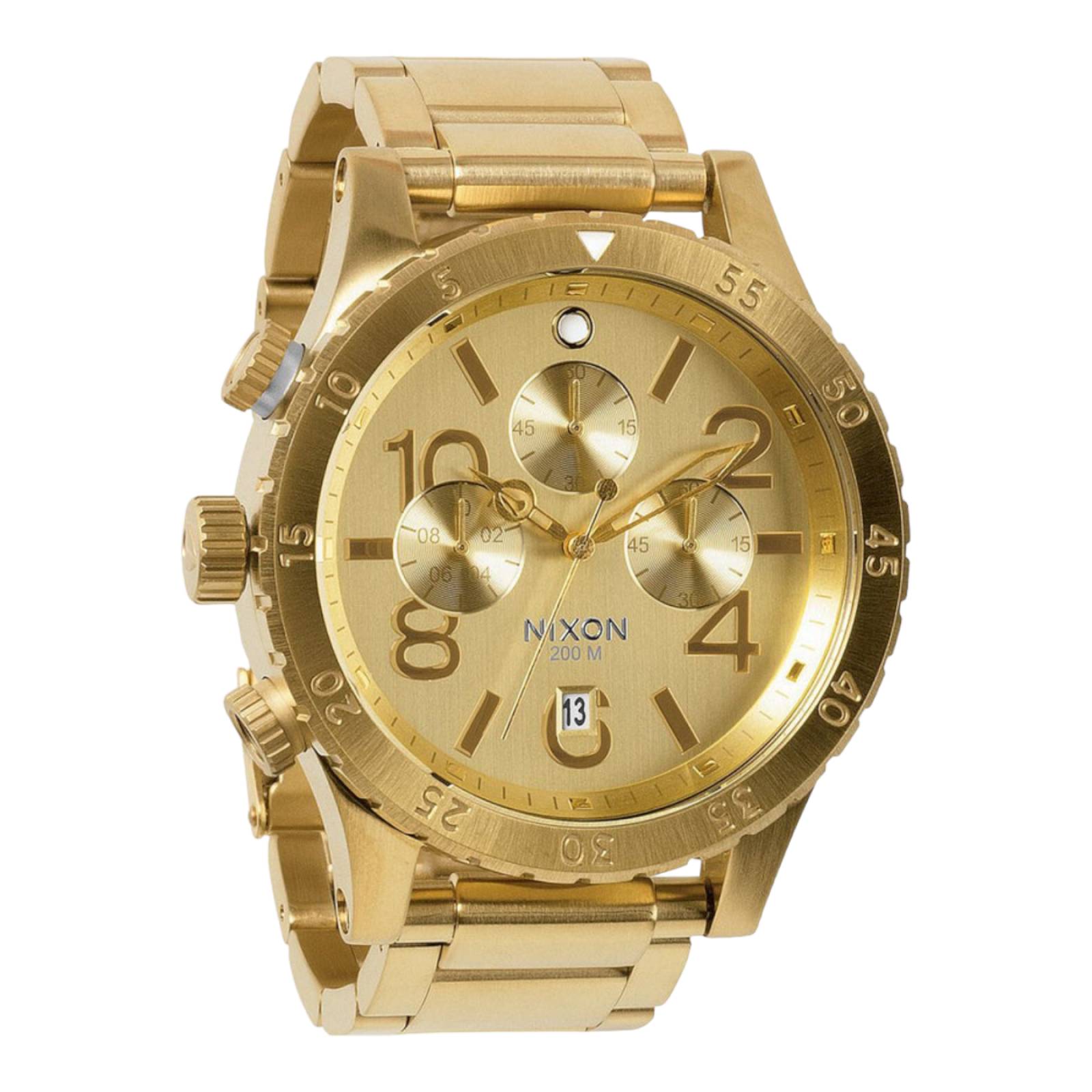 RELOJ NIXON UNISEX DORADO NIXON CHR SS ACERO INOXIDABLE A486-502