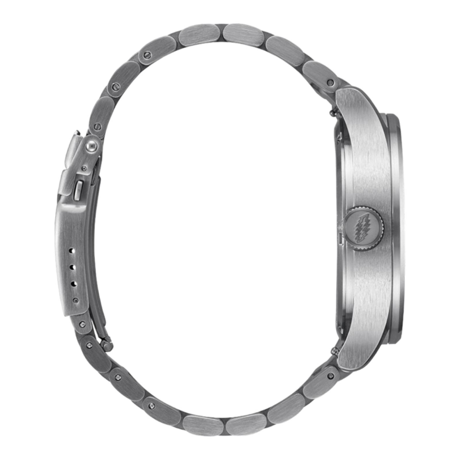 RELOJ NIXON UNISEX PLATA NIXON GRATEFUL DEAD SENTRY ACERO INOXIDABLE A1339-180