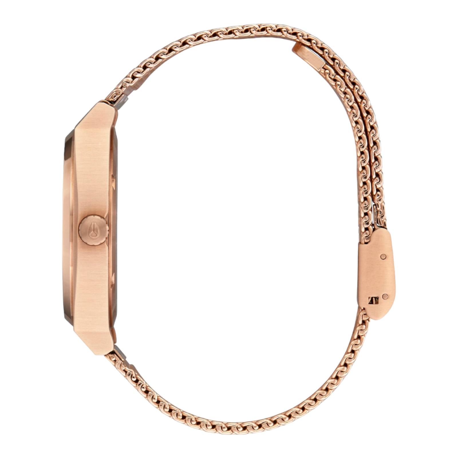 RELOJ NIXON UNISEX ORO ROSA NIXON T. TELLER ACERO INOXIDABLE A1187-897