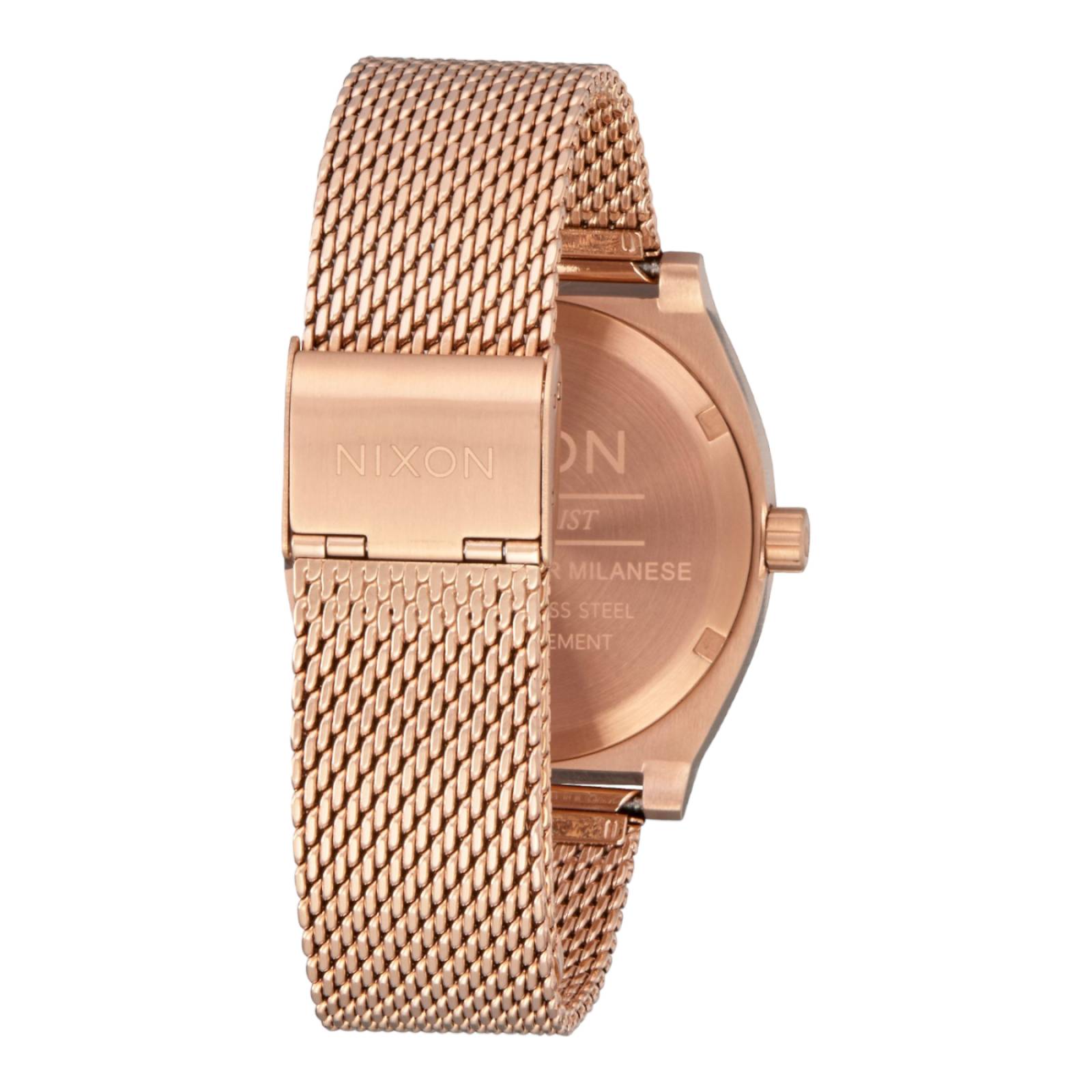 RELOJ NIXON UNISEX ORO ROSA NIXON T. TELLER ACERO INOXIDABLE A1187-897