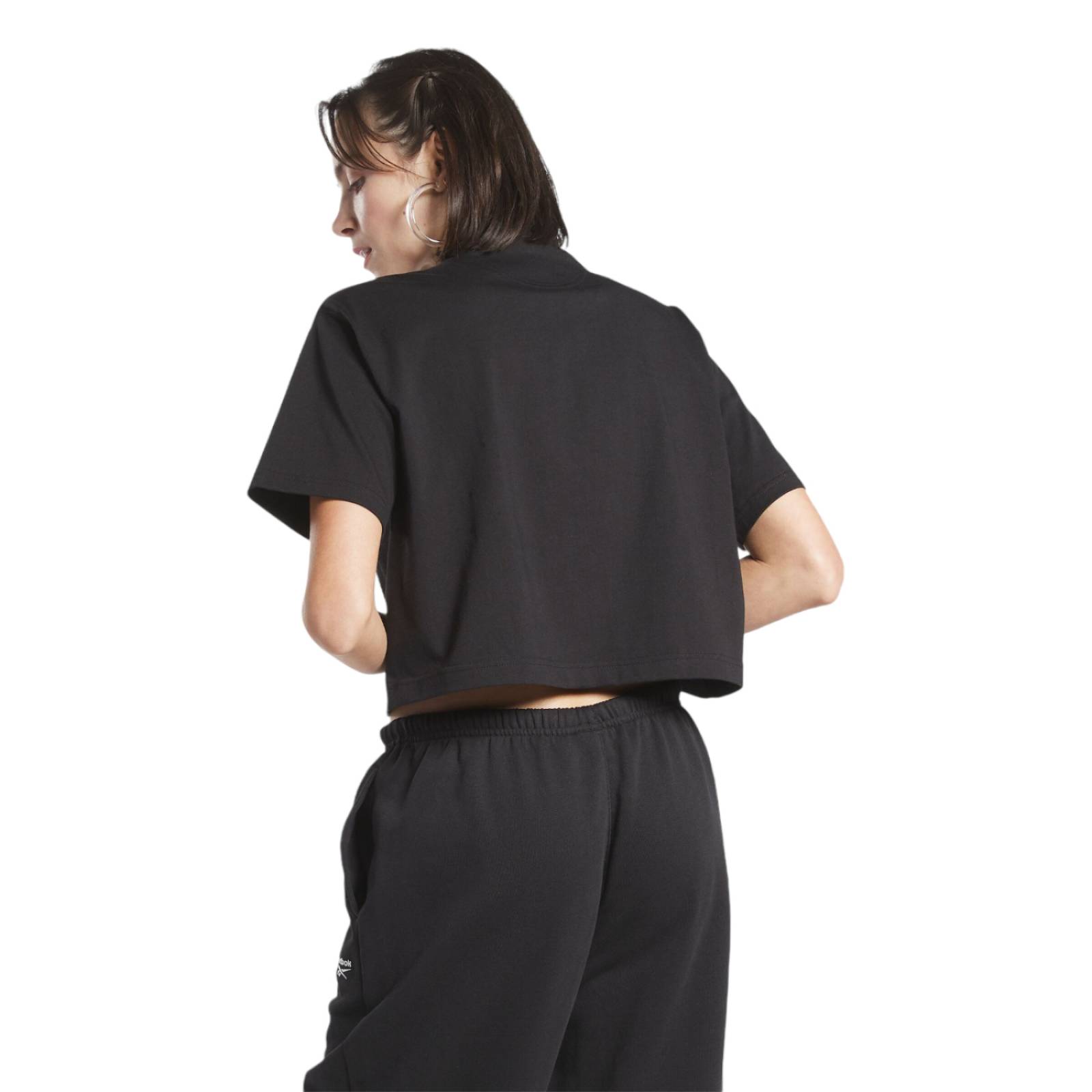 PLAYERA REEBOK MUJER NEGRO REEBOK CL AE HS4714.