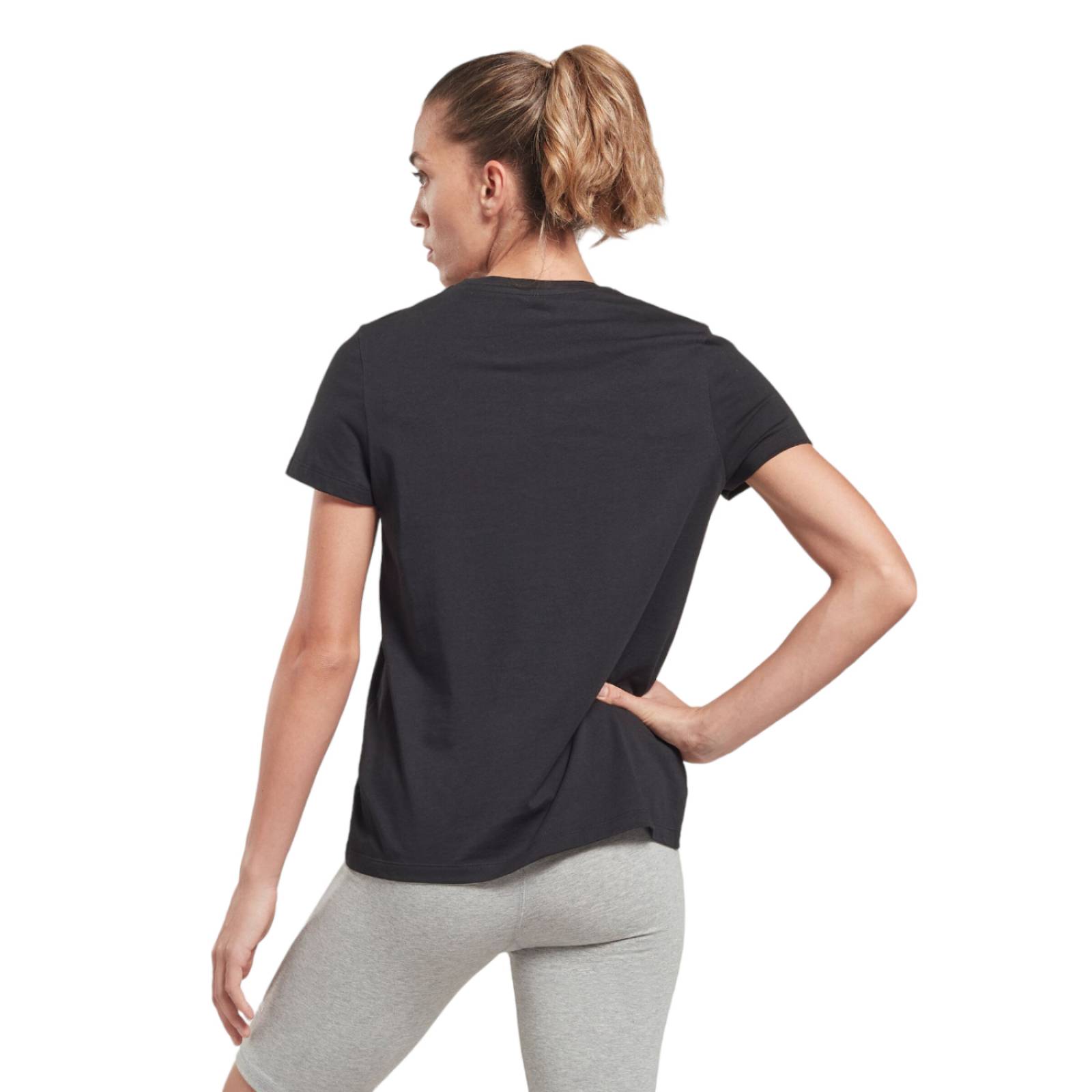 PLAYERA REEBOK MUJER NEGRO REEBOK TE GRAPHIC HT6184.