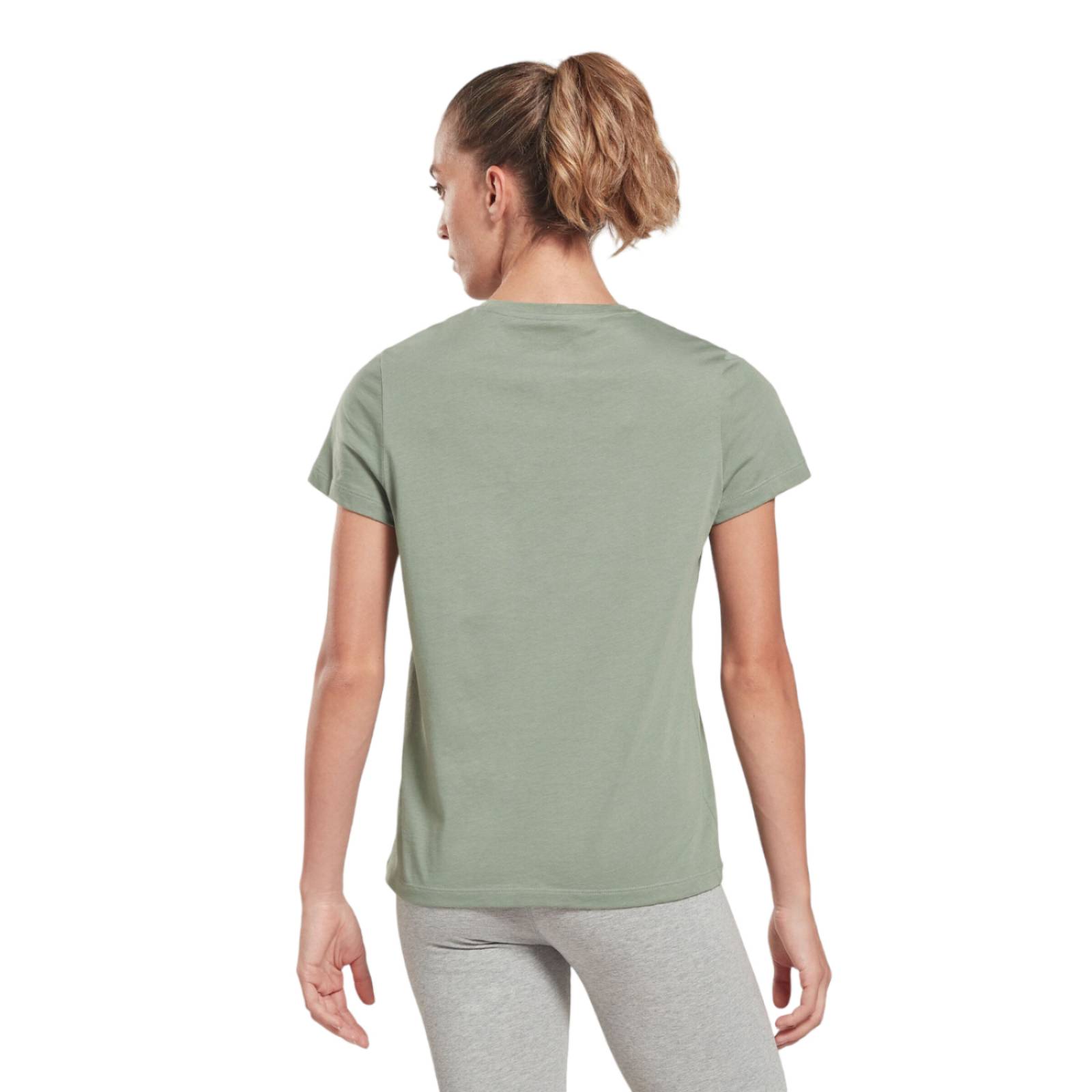 PLAYERA REEBOK MUJER VERDE REEBOK TE GRAPHIC HT6185.