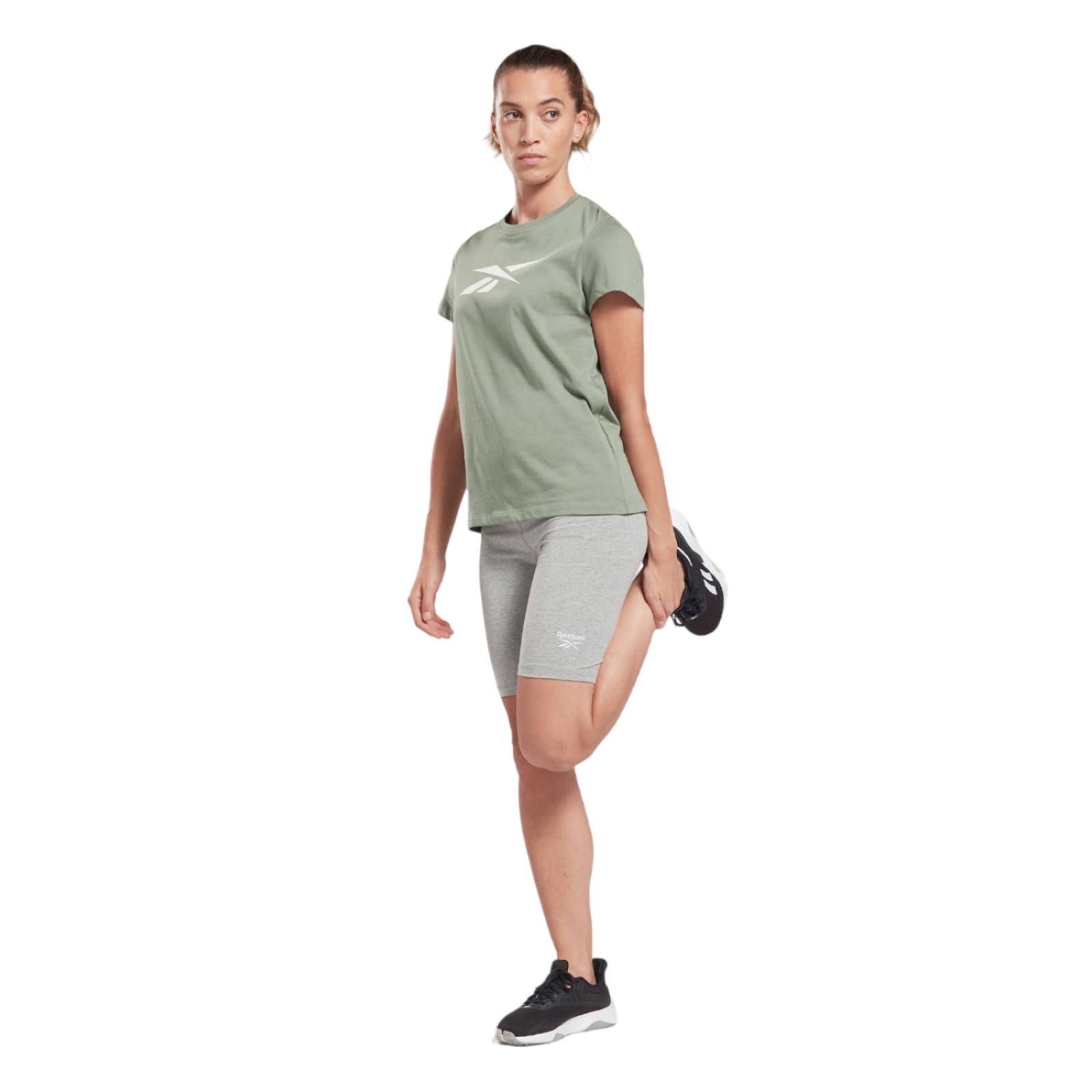 PLAYERA REEBOK MUJER VERDE REEBOK TE GRAPHIC HT6185.