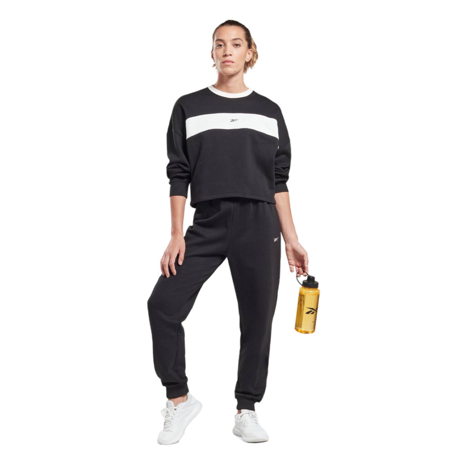 CONJUNTO REEBOK MUJER NEGRO REEBOK RIE KNIT HT8054.