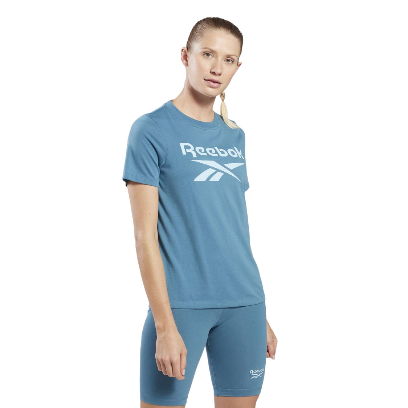 PLAYERA REEBOK MUJER AZUL REEBOK RI BL TEE IC1260.