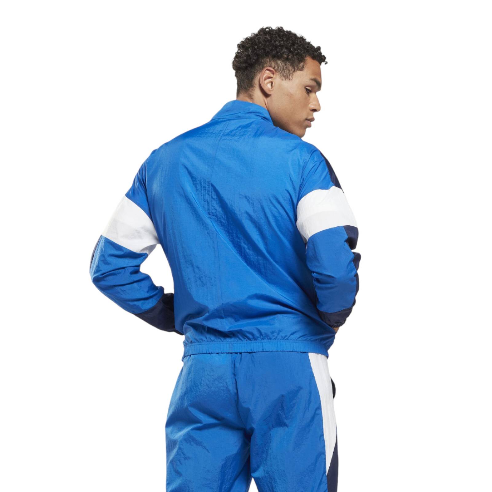 SUDADERA REEBOK HOMBRE AZUL REEBOK TRAIN WOVEN HT1685.