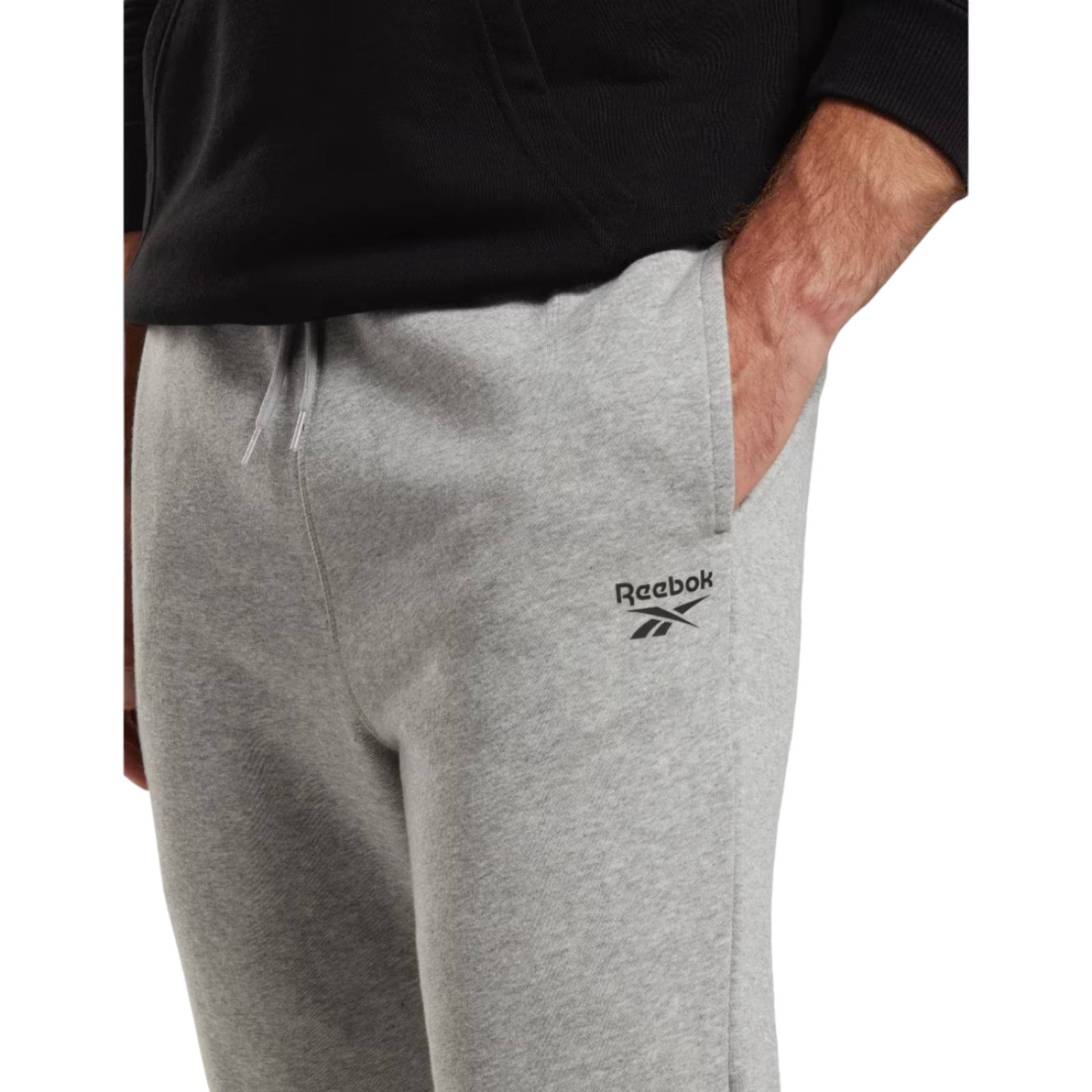 Pantalones reebok hombre plata on sale