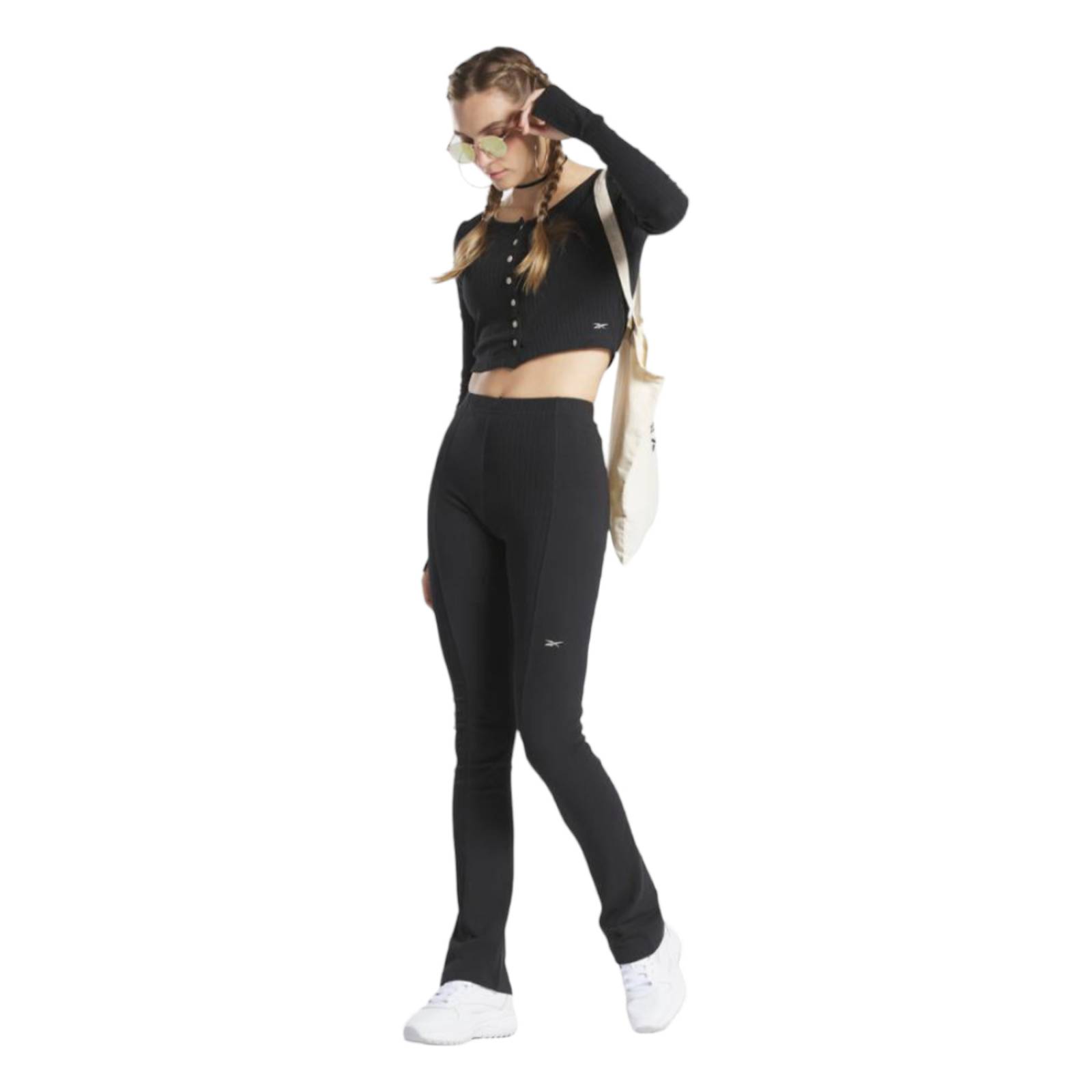 LEGGINS REEBOK MUJER NEGRO REEBOK CL WDE TREND HT7839