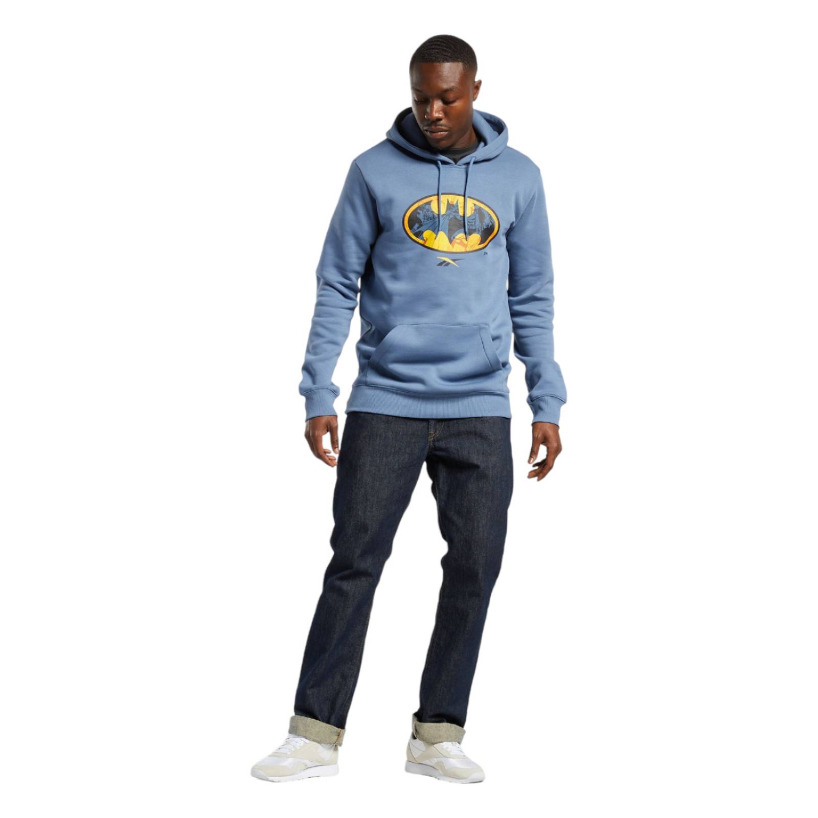 SUDADERA REEBOK UNISEX AZUL REEBOK DC X RBK IB5817