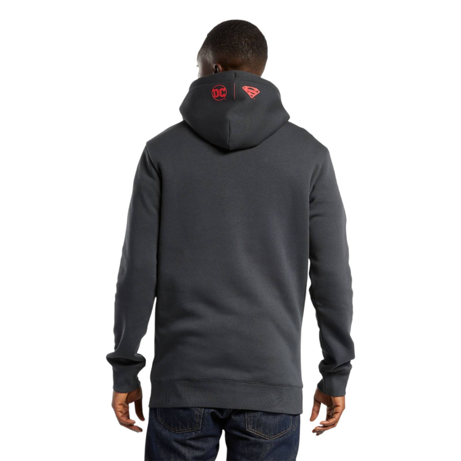 SUDADERA REEBOK UNISEX GRIS REEBOK DC X RBK IB5818