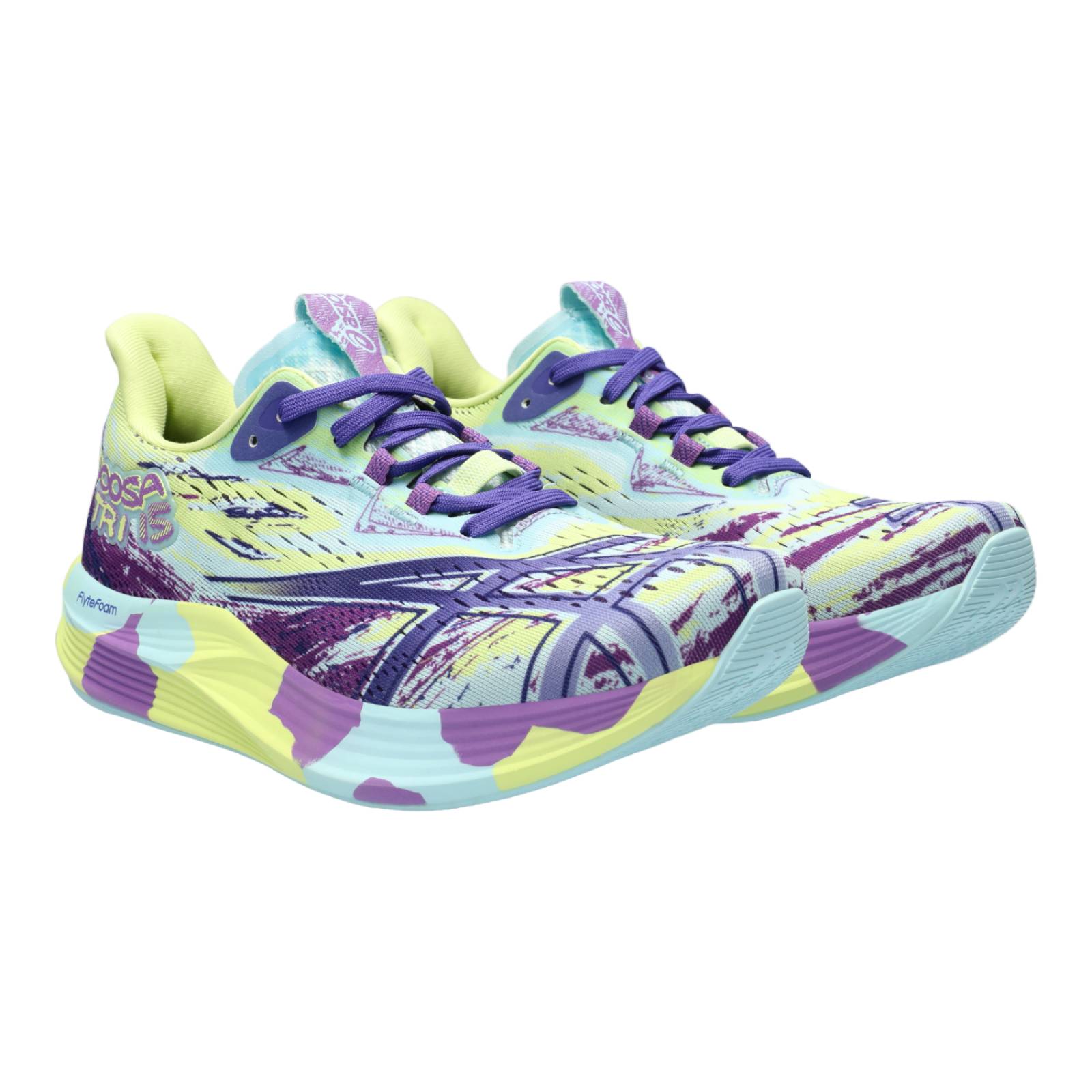 Asics shop femme multicolor