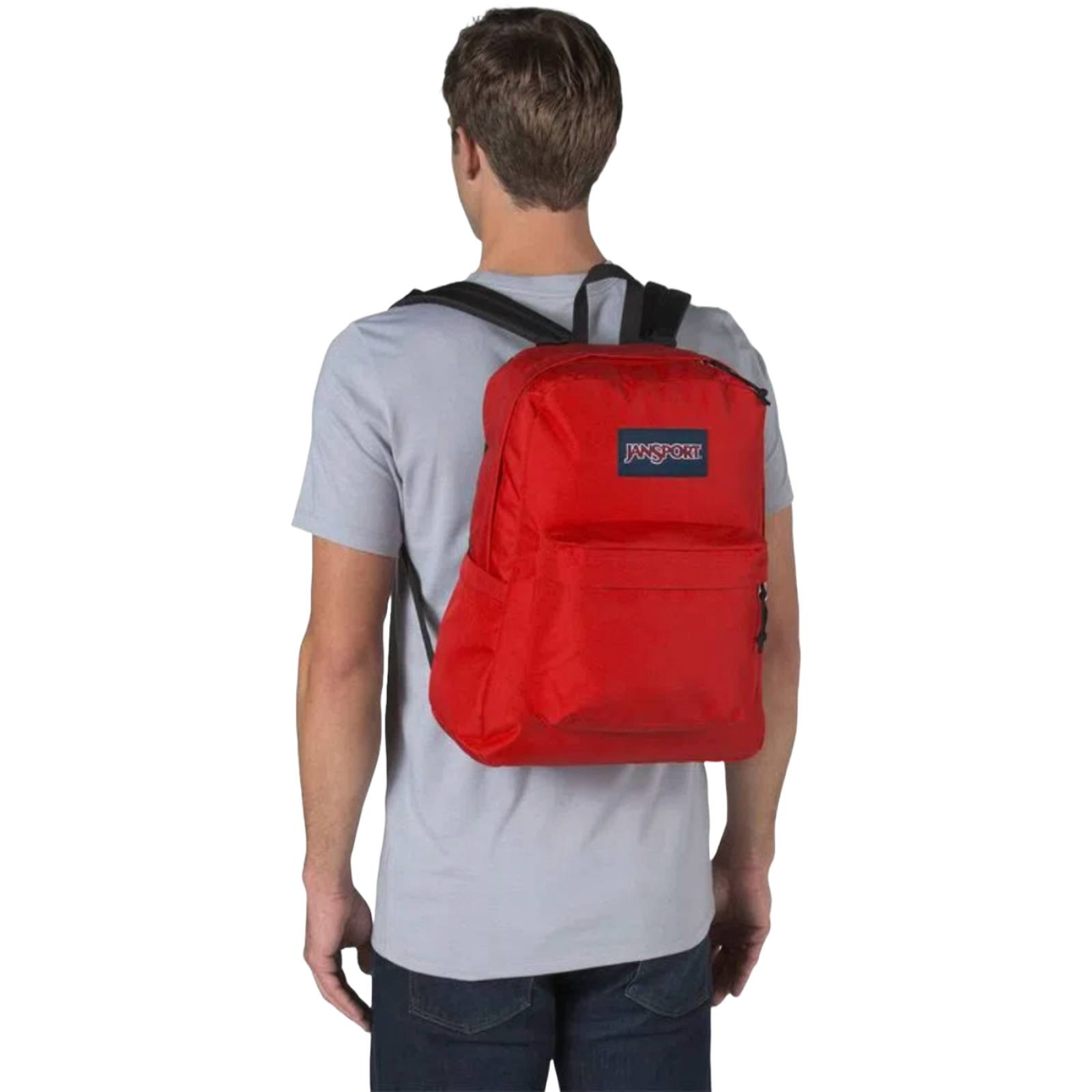 MOCHILA JANSPORT UNISEX ROJO JANSPORT SUPERBREAK JS0A4QUT5XP.