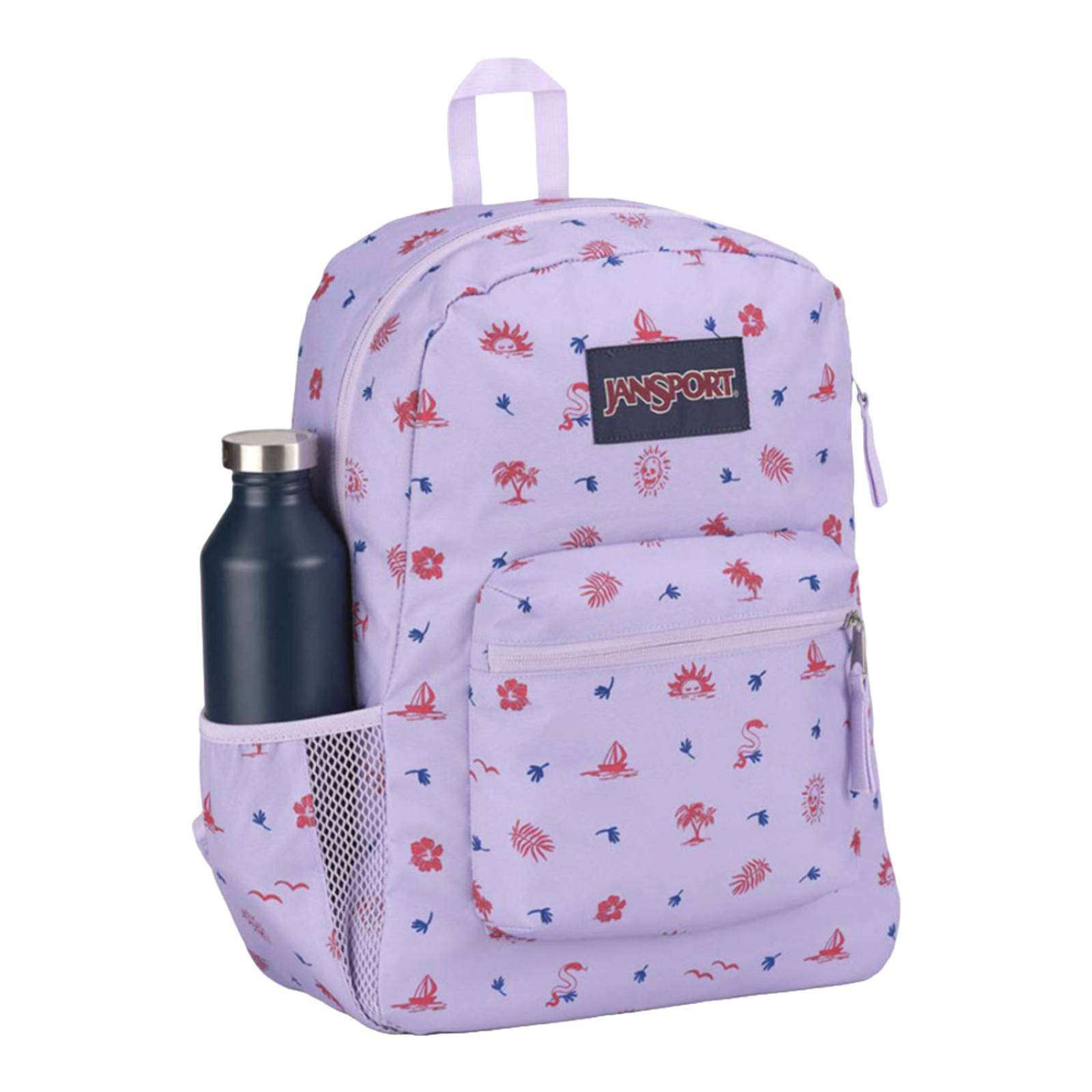 MOCHILA JANSPORT UNISEX MORADO JANSPORT CROSS TOWN JS0A47LWZ79